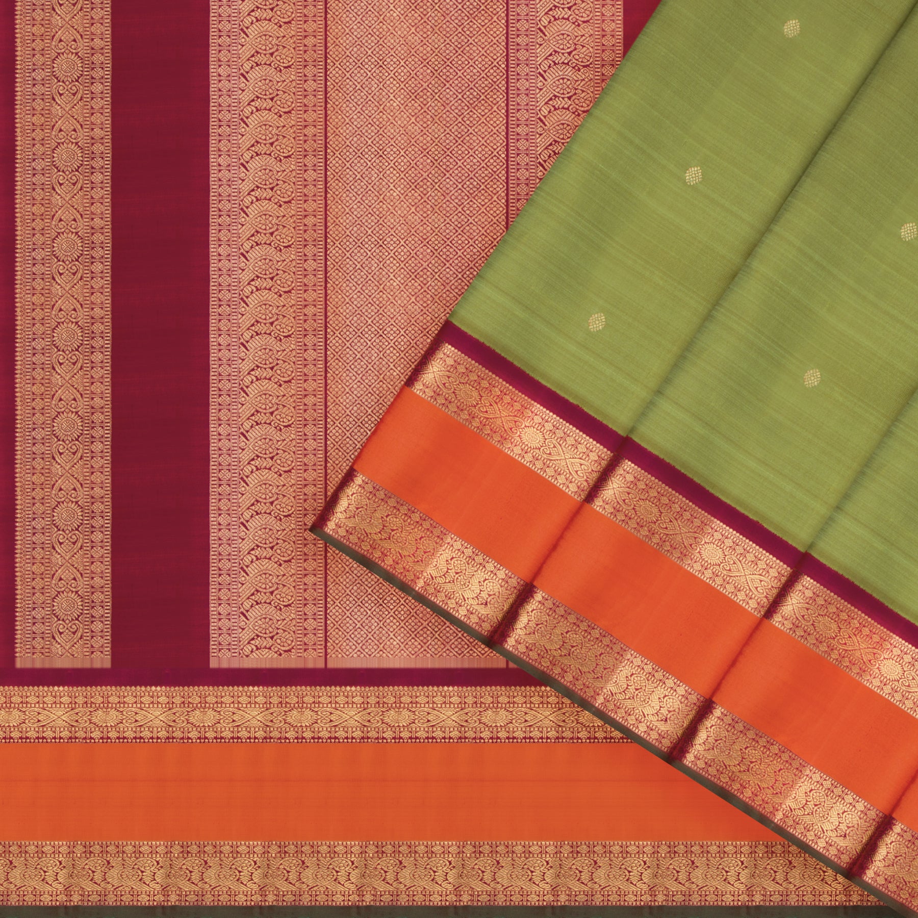 Kanakavalli Kanjivaram Silk Sari 25-110-HS001-08147 - Cover View