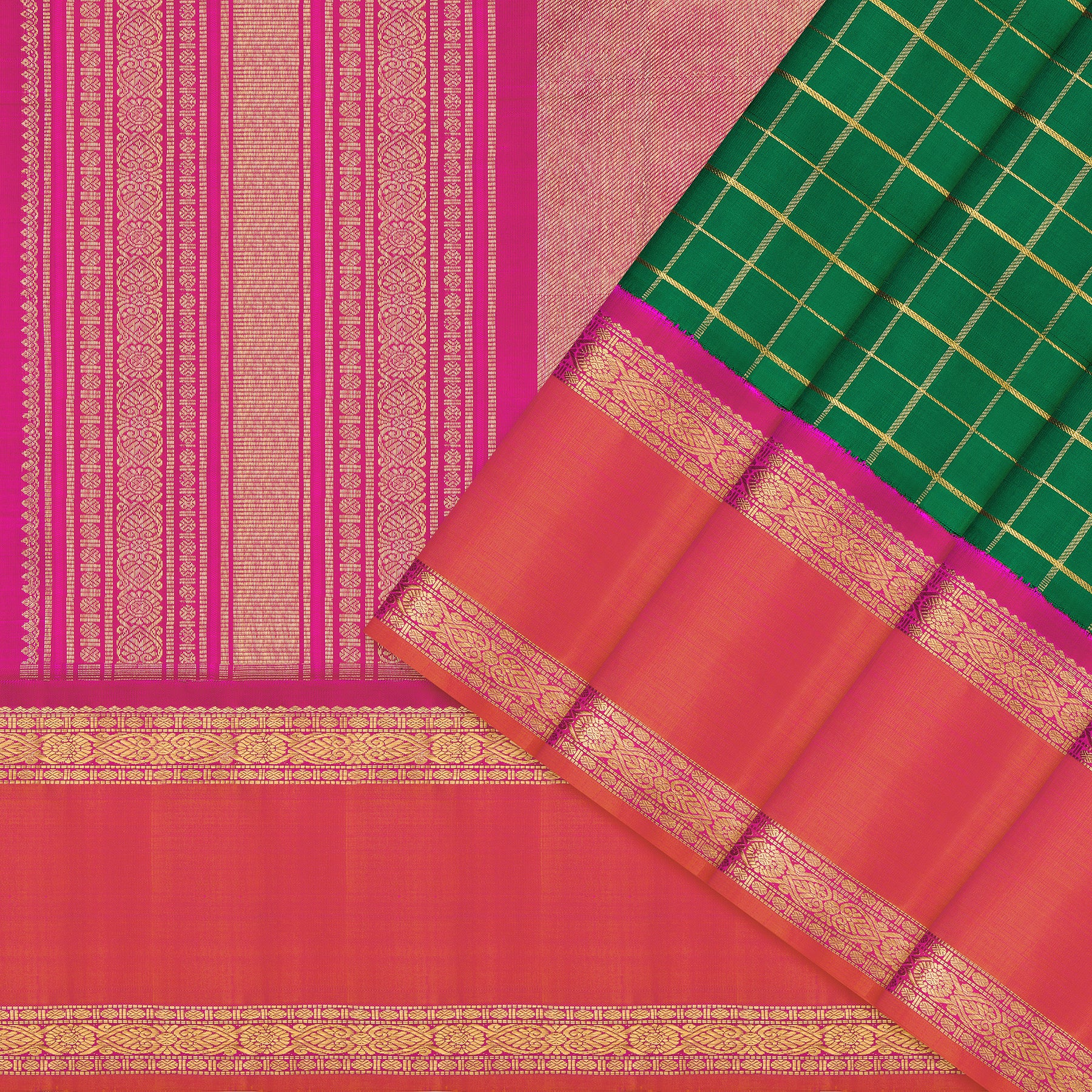 Kanakavalli Kanjivaram Silk Sari 25-110-HS001-08152 - Cover View