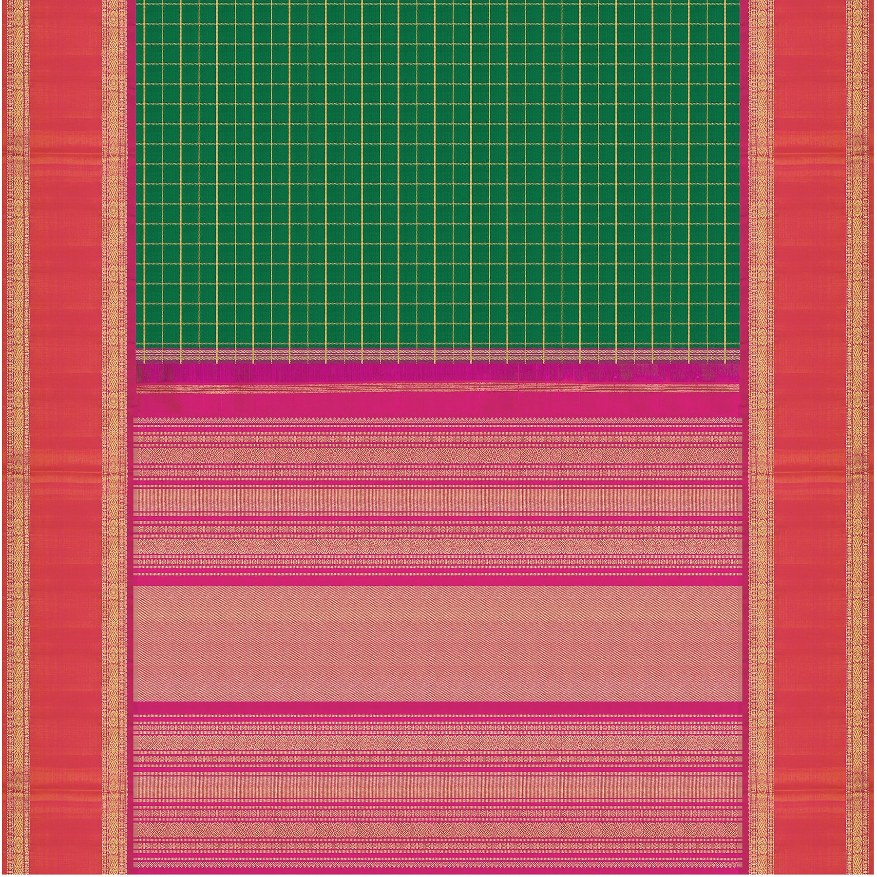 Kanakavalli Kanjivaram Silk Sari 25-110-HS001-08152 - Full View