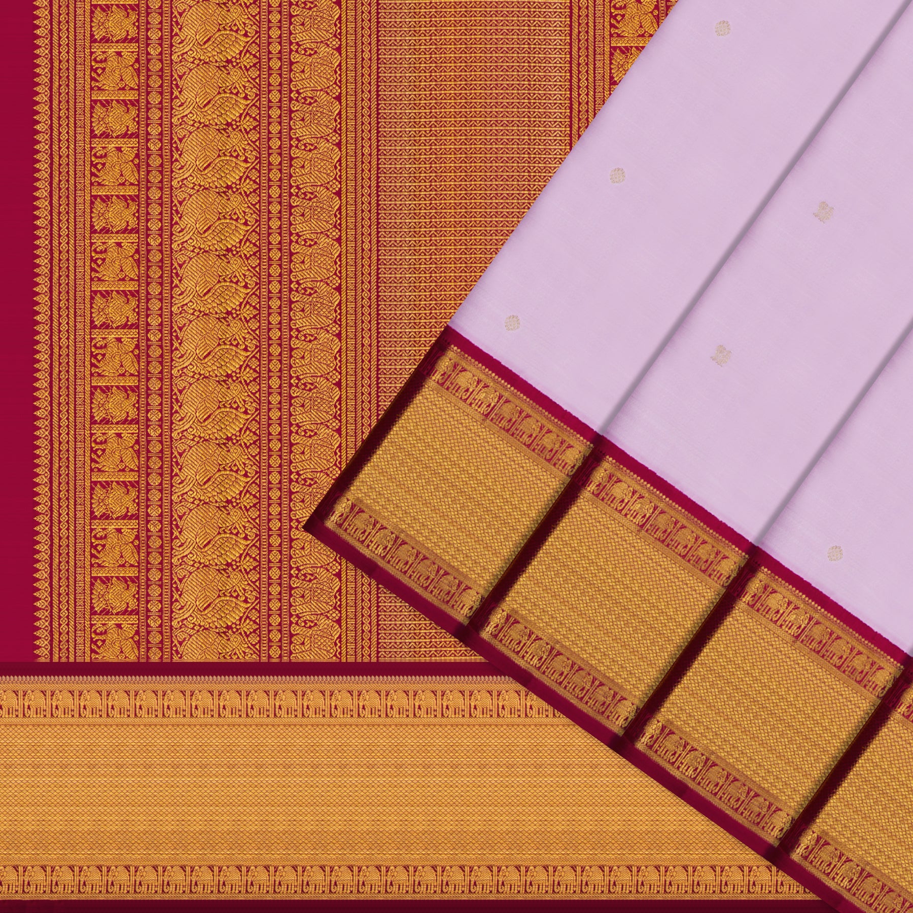 Kanakavalli Kanjivaram Silk Sari 25-110-HS001-08153 - Cover View