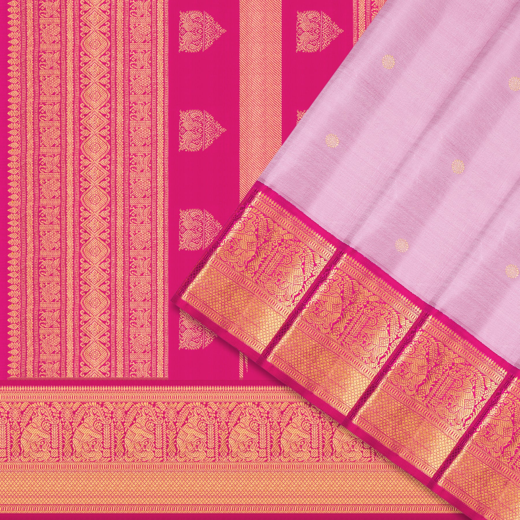Kanakavalli Kanjivaram Silk Sari 25-110-HS001-08158 - Cover View