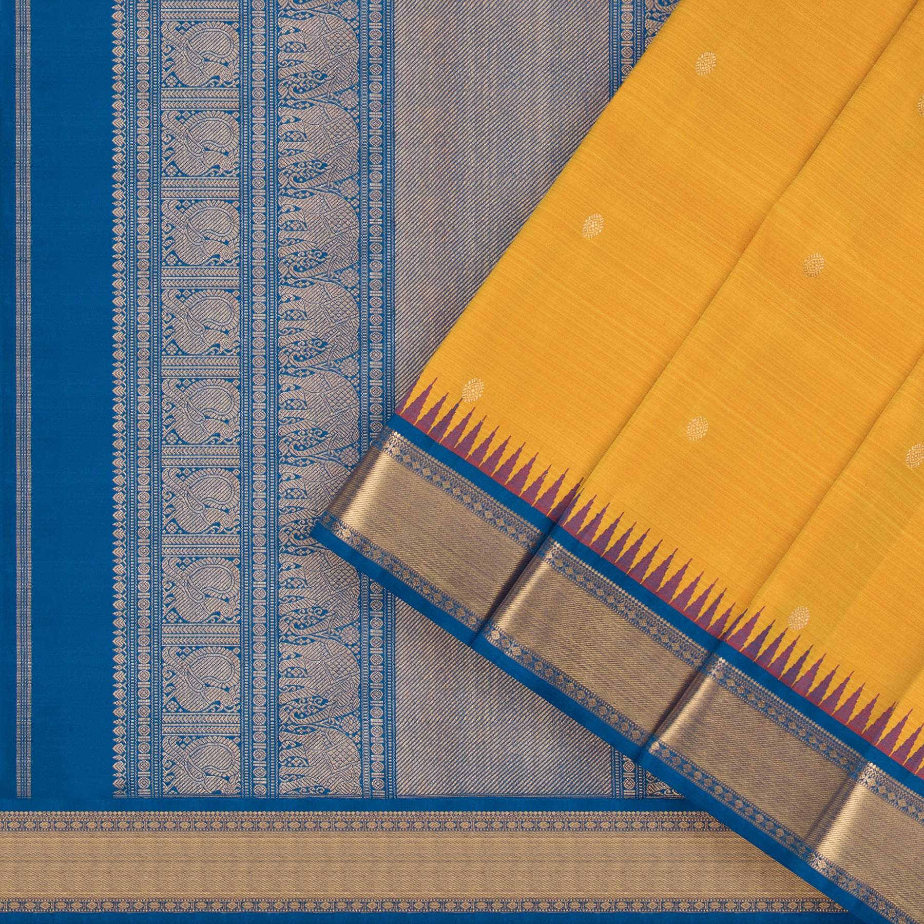 Kanakavalli Kanjivaram Silk Sari 25-110-HS001-08171 - Cover View