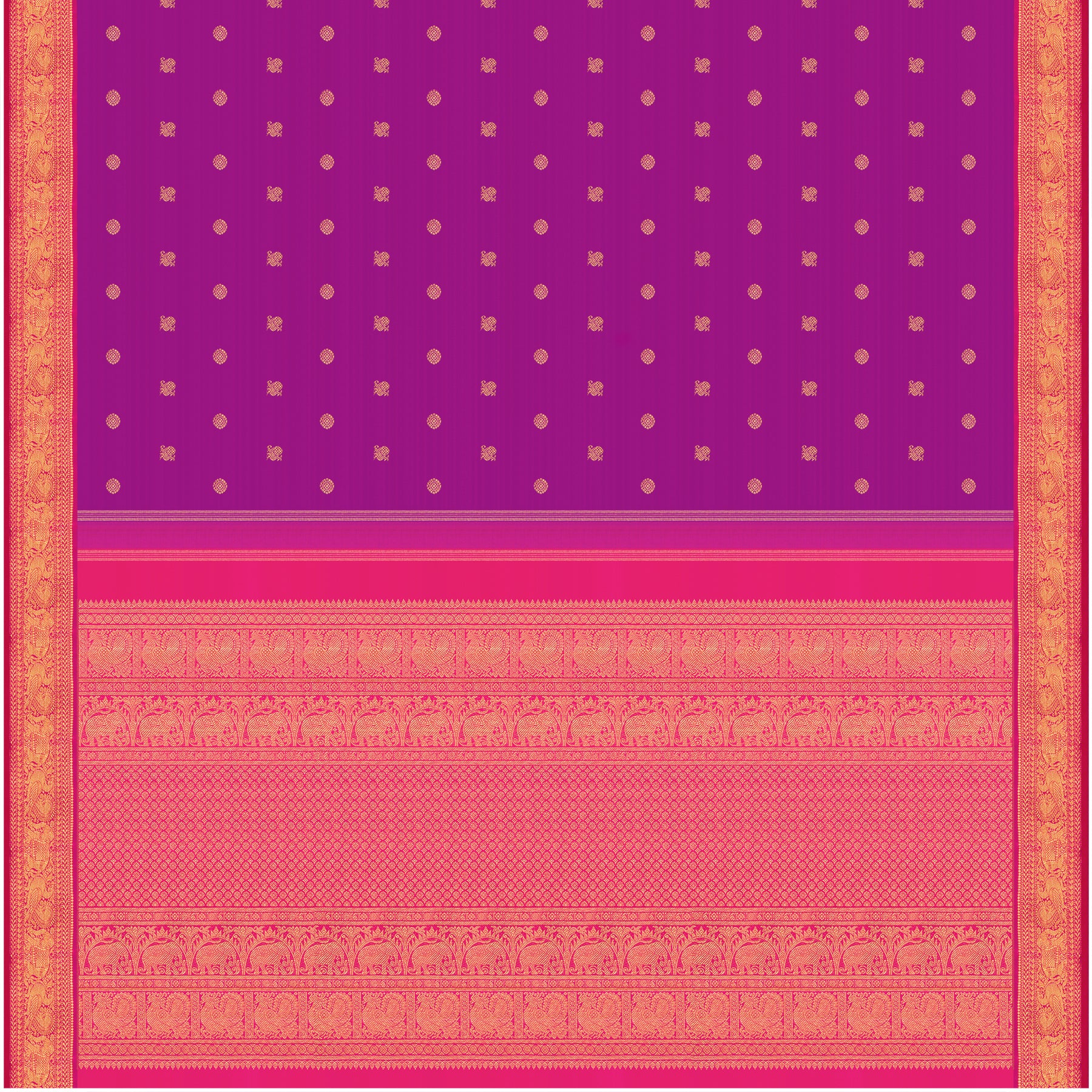 Kanakavalli Kanjivaram Silk Sari 25-110-HS001-08185 - Full View