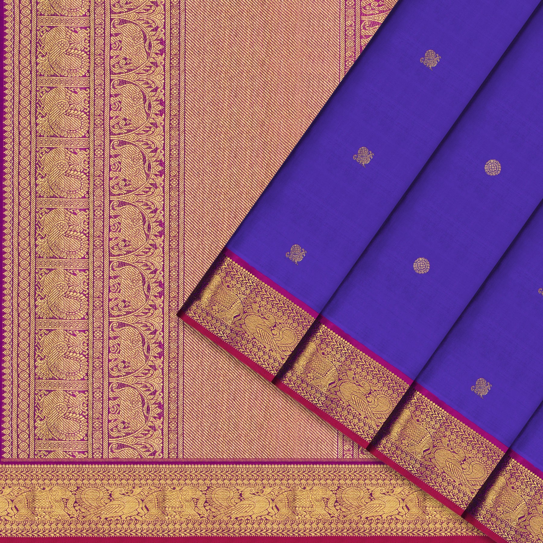 Kanakavalli Kanjivaram Silk Sari 25-110-HS001-08186 - Cover View