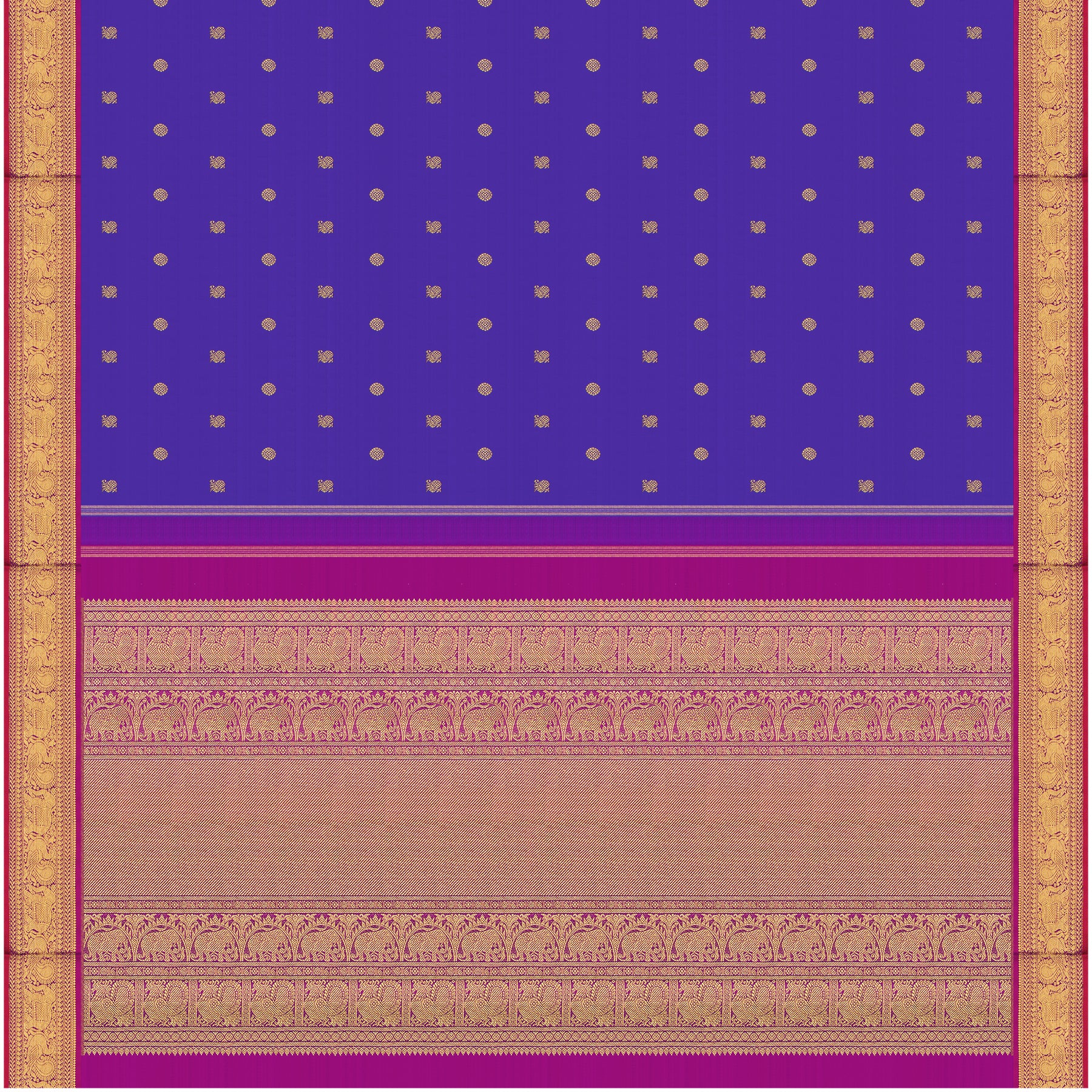 Kanakavalli Kanjivaram Silk Sari 25-110-HS001-08186 - Full View