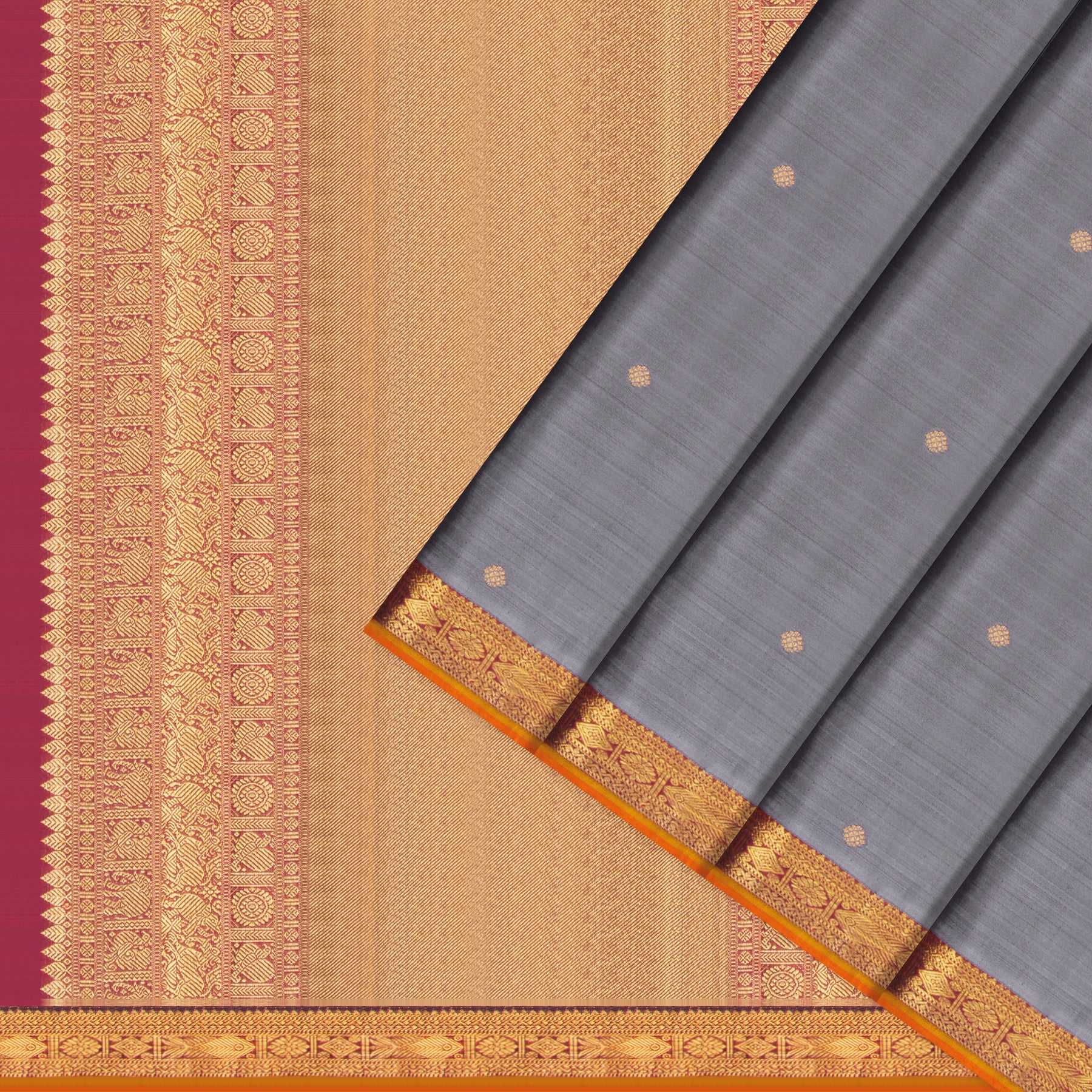 Kanakavalli Kanjivaram Silk Sari 25-110-HS001-08188 - Cover View