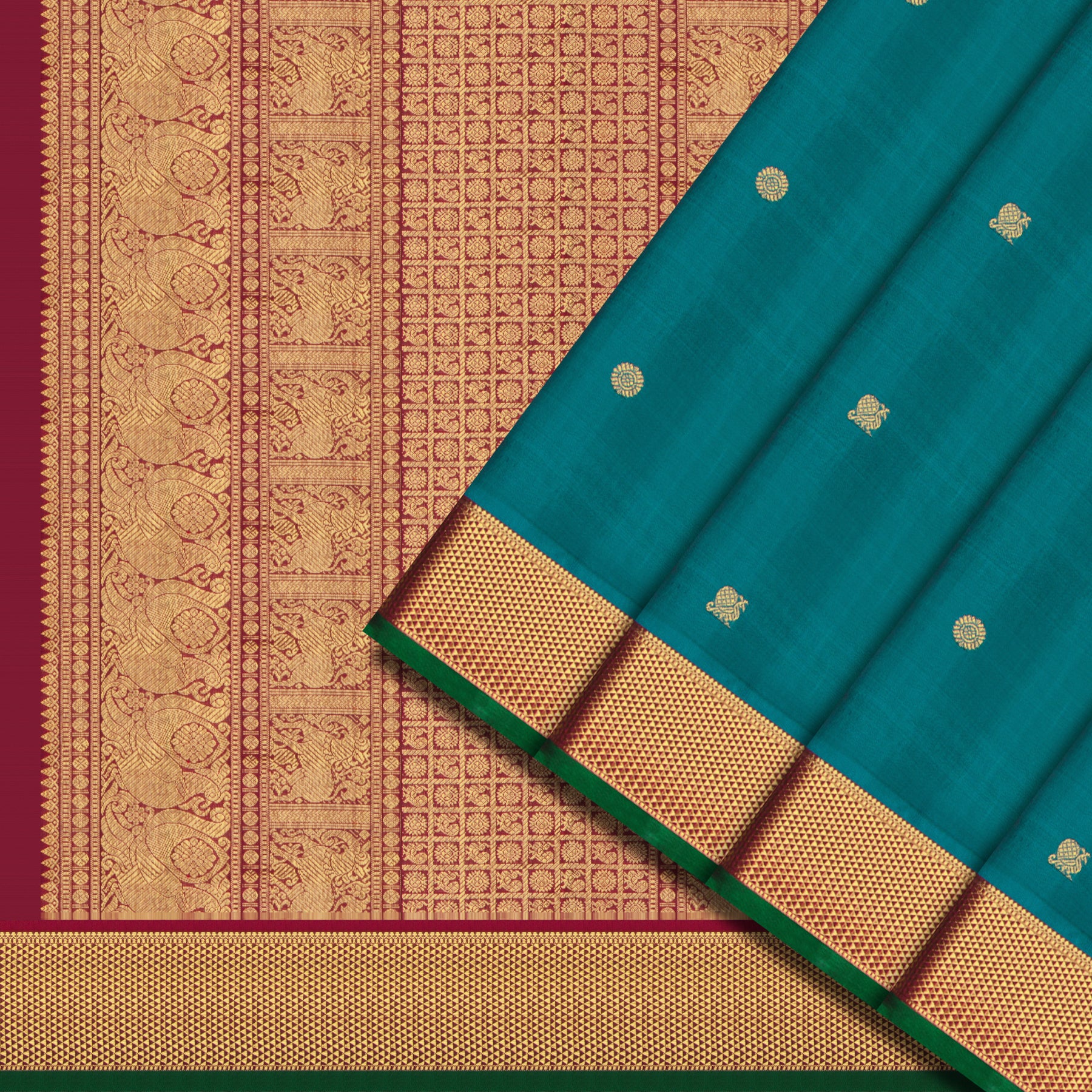 Kanakavalli Kanjivaram Silk Sari 25-110-HS001-08618 - Cover View