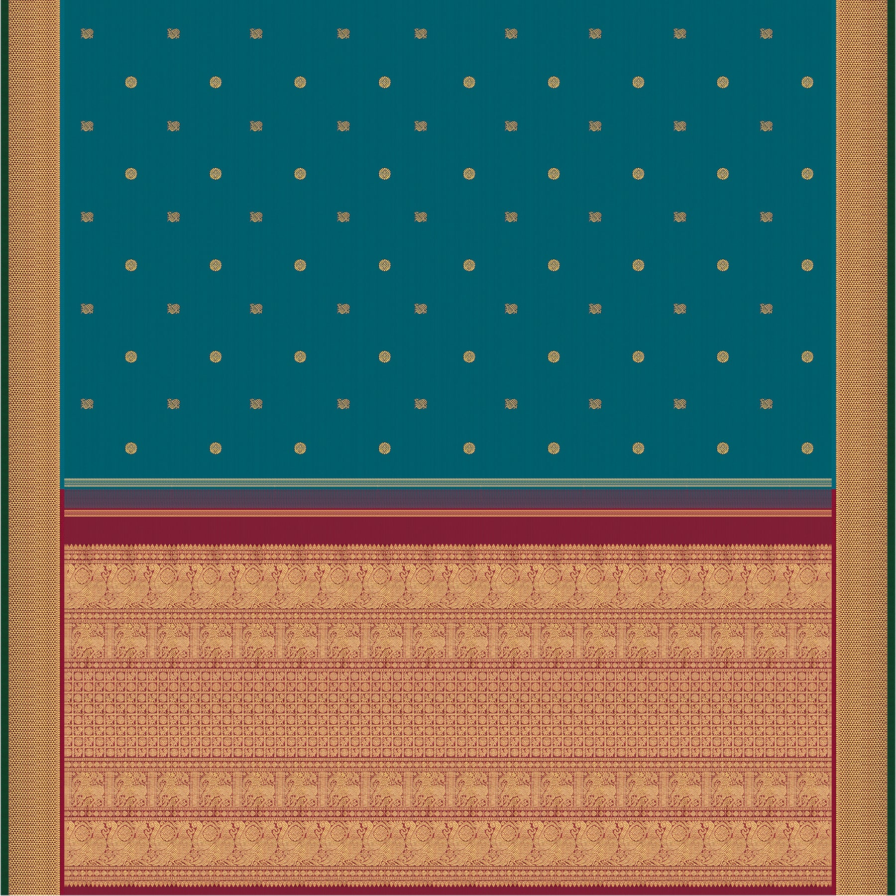 Kanakavalli Kanjivaram Silk Sari 25-110-HS001-08618 - Full View