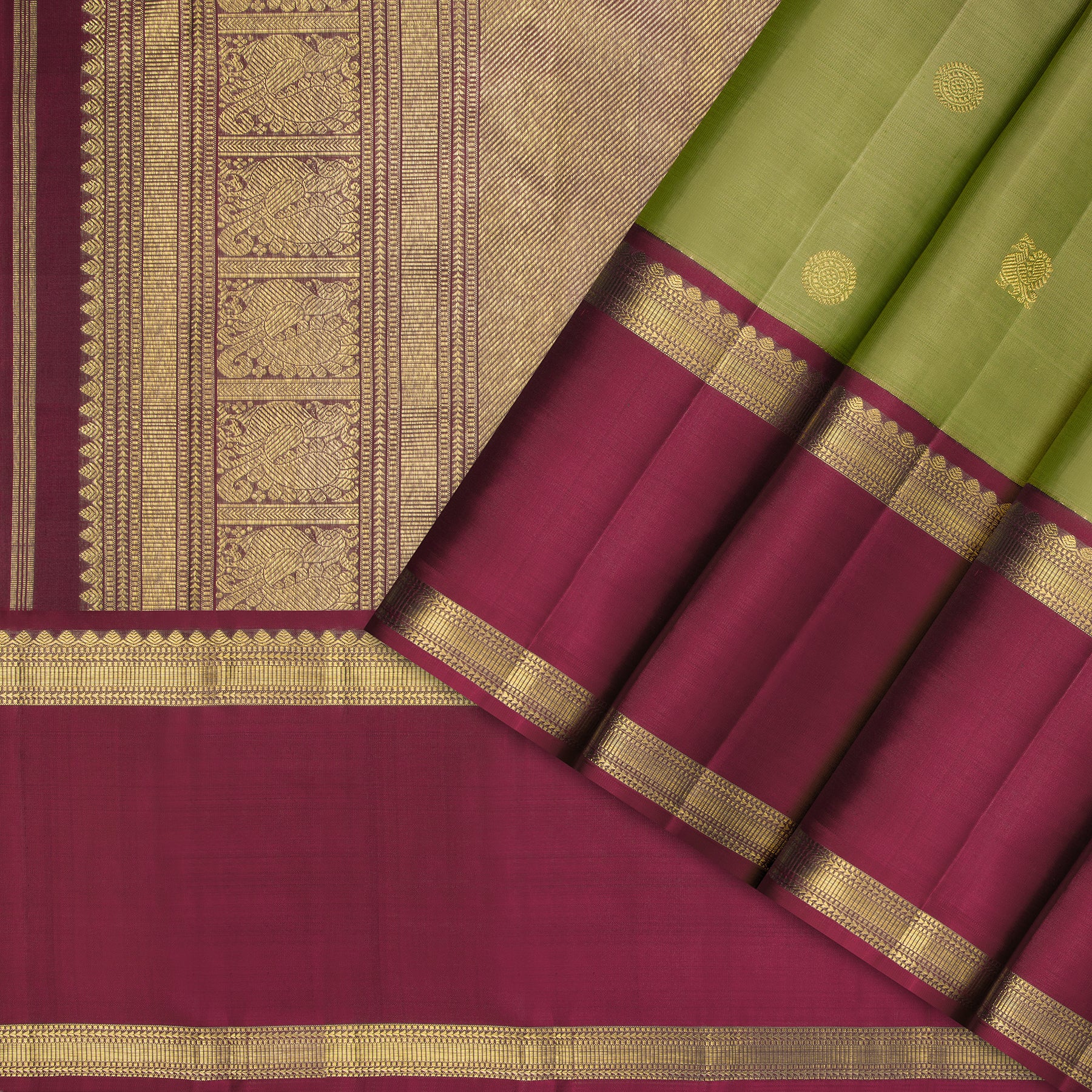 Kanakavalli Kanjivaram Silk Sari 25-110-HS001-08633 - Cover View