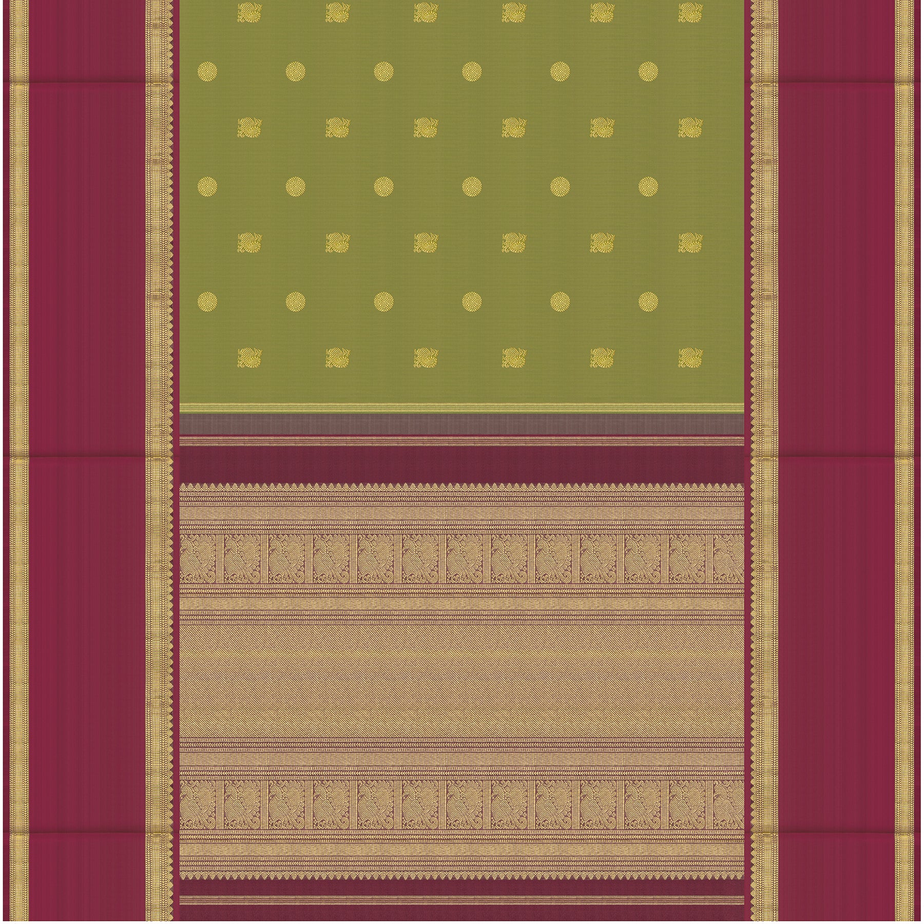 Kanakavalli Kanjivaram Silk Sari 25-110-HS001-08633 - Full View