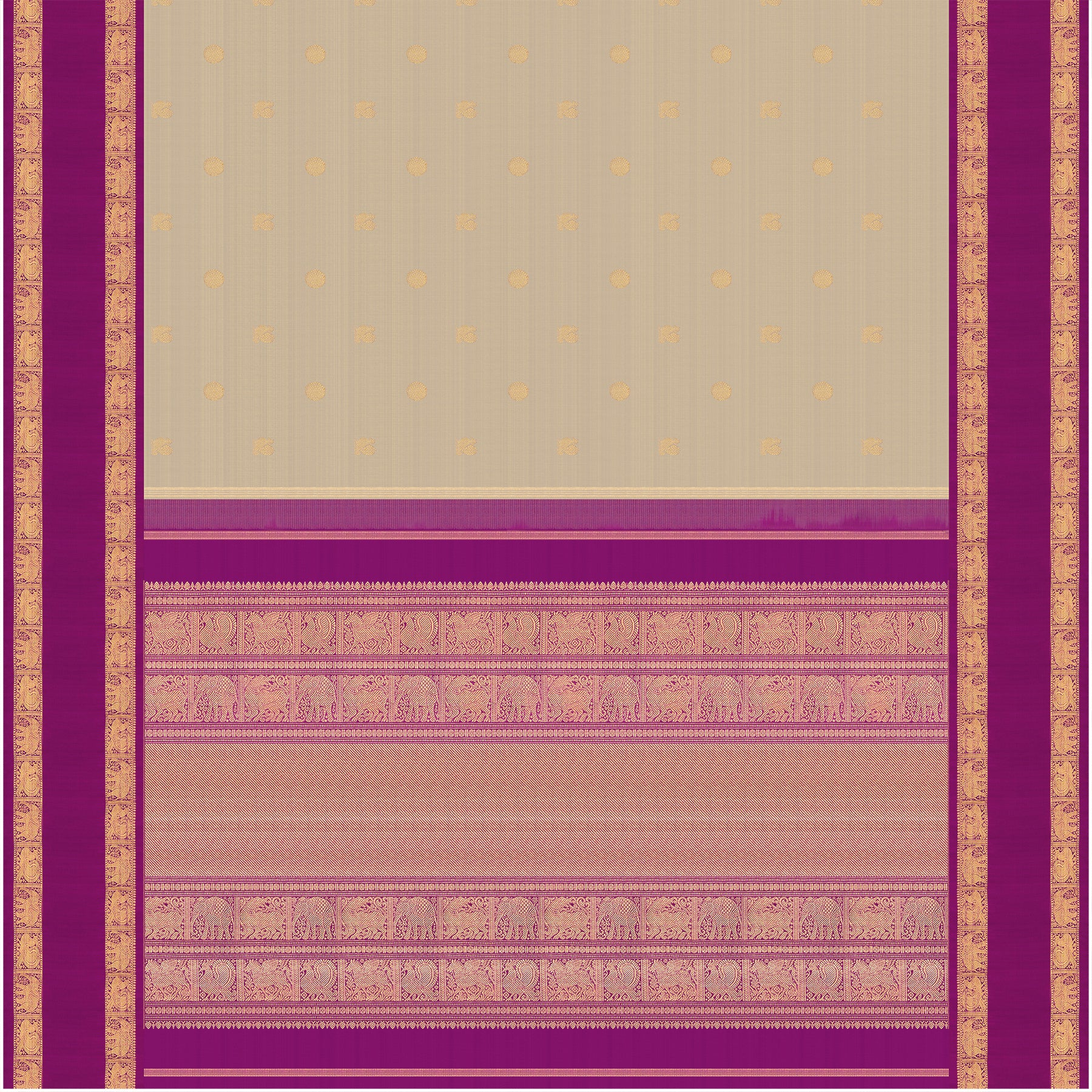 Kanakavalli Kanjivaram Silk Sari 25-110-HS001-08636 - Full View