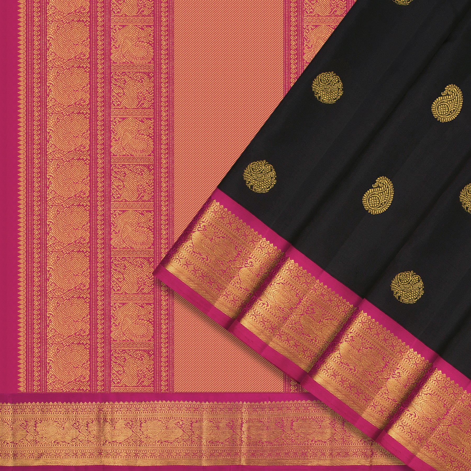 Kanakavalli Kanjivaram Silk Sari 25-110-HS001-08637 - Cover View