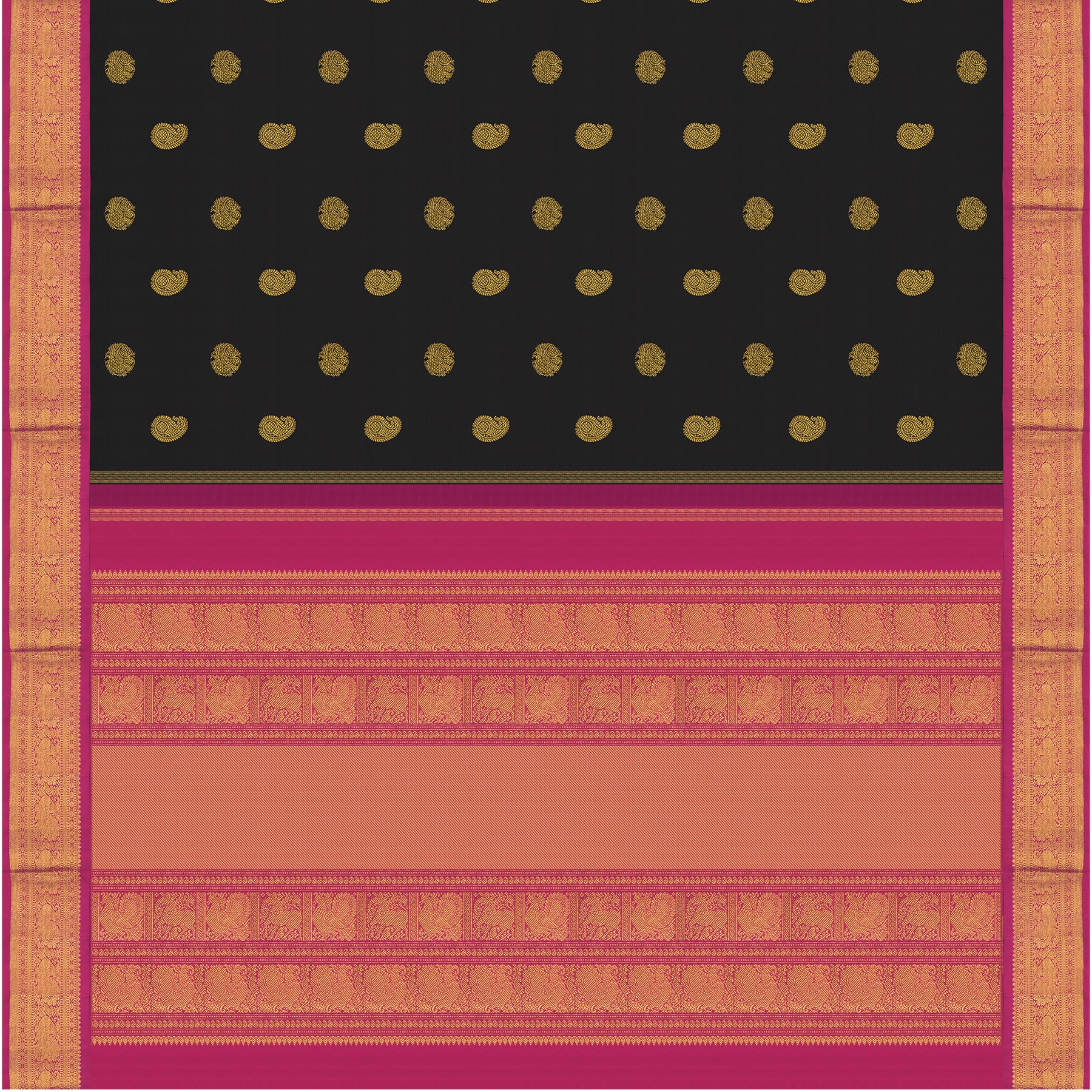 Kanakavalli Kanjivaram Silk Sari 25-110-HS001-08637 - Full View