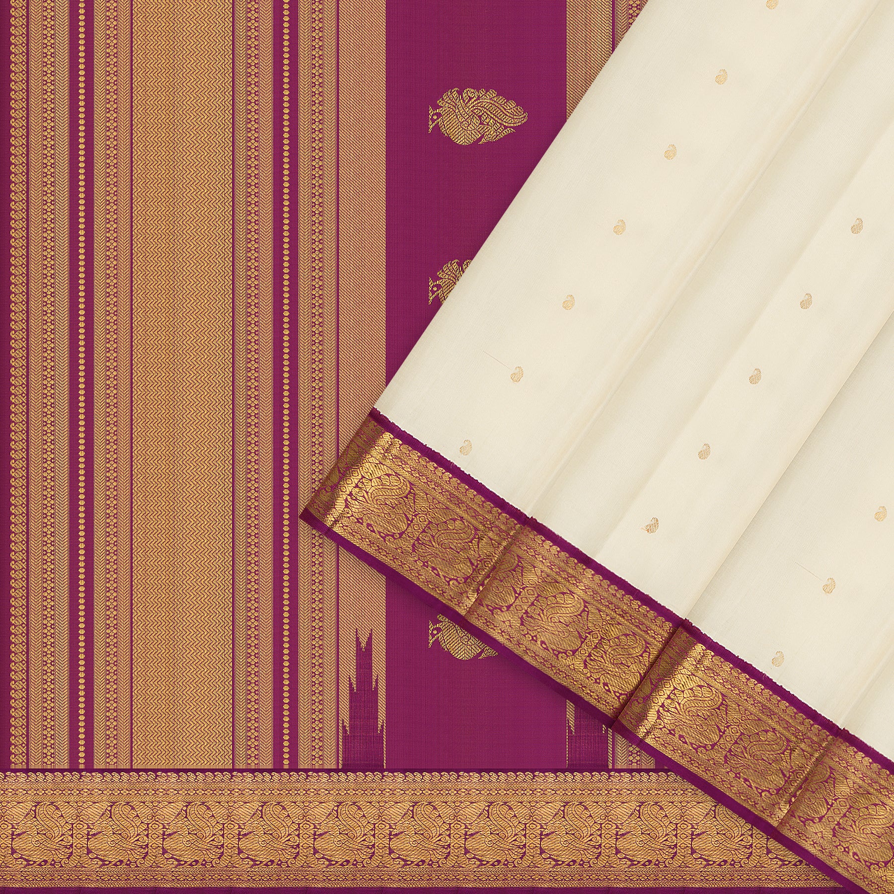 Kanakavalli Kanjivaram Silk Sari 25-110-HS001-08649 - Cover View