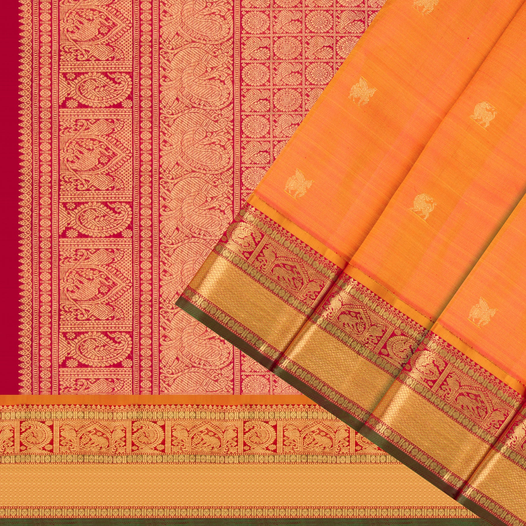 Kanakavalli Kanjivaram Silk Sari 25-110-HS001-08658 - Cover View