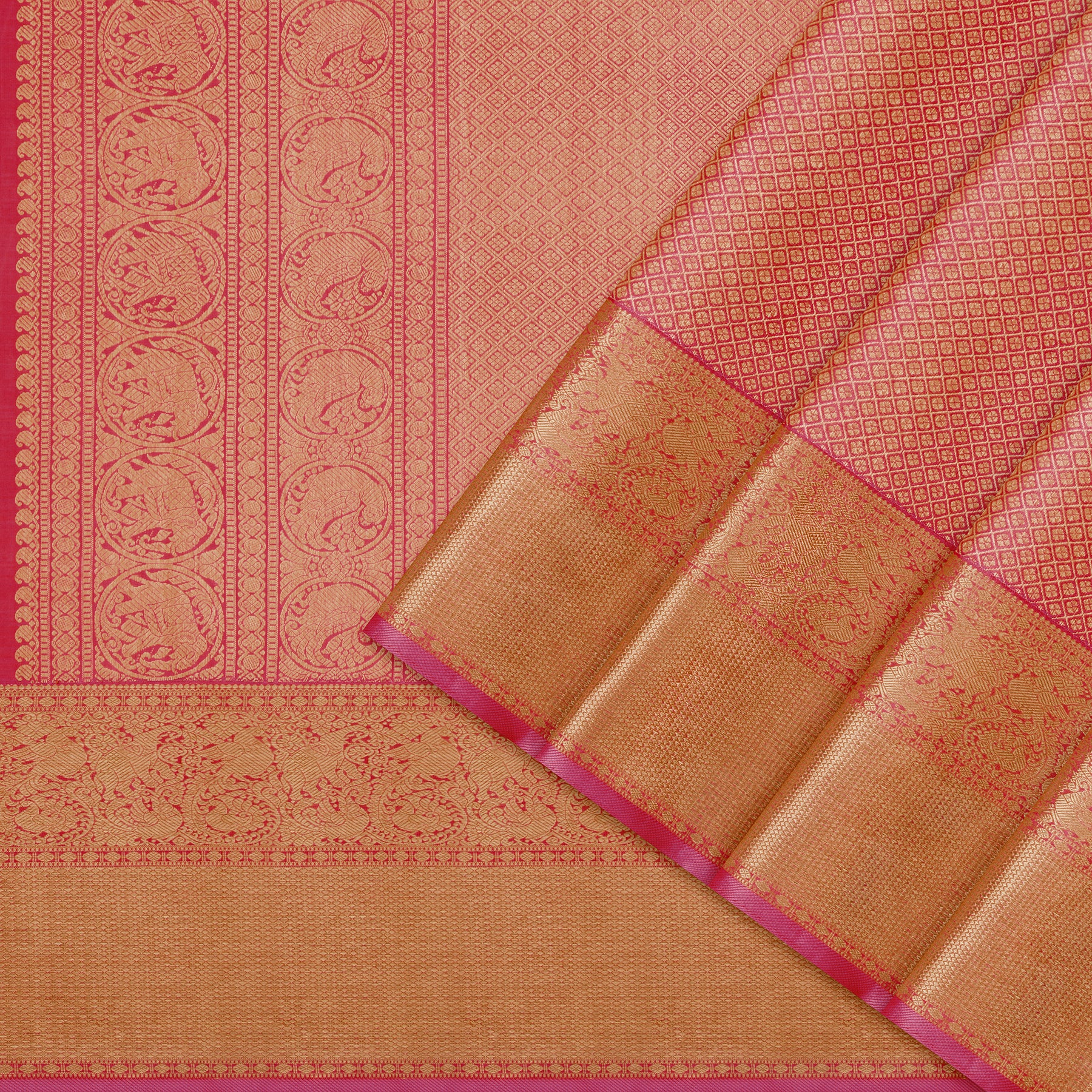 Kanakavalli Kanjivaram Silk Sari 25-110-HS001-09019 - Cover View