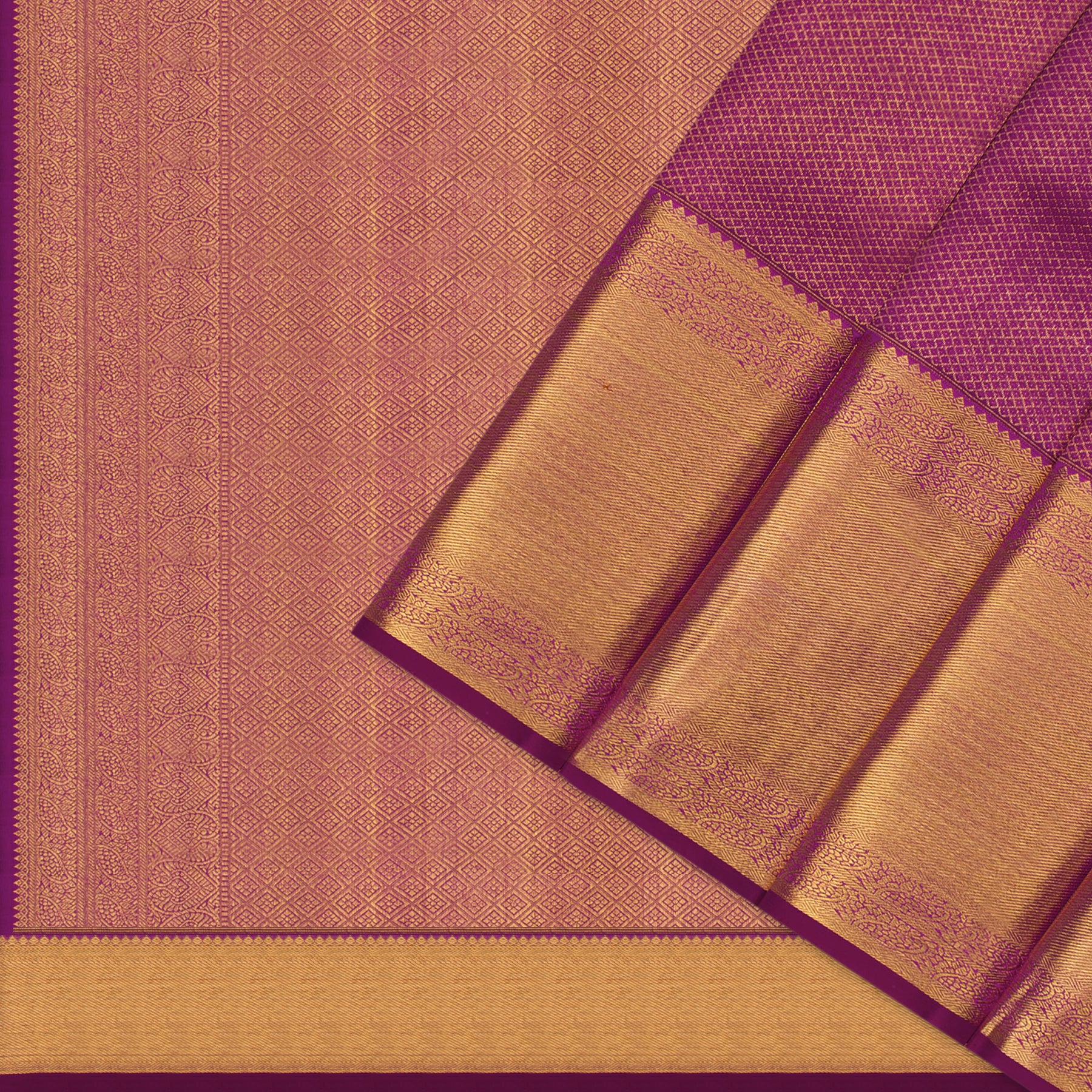 Kanakavalli Kanjivaram Silk Sari 25-110-HS001-09725 - Cover View