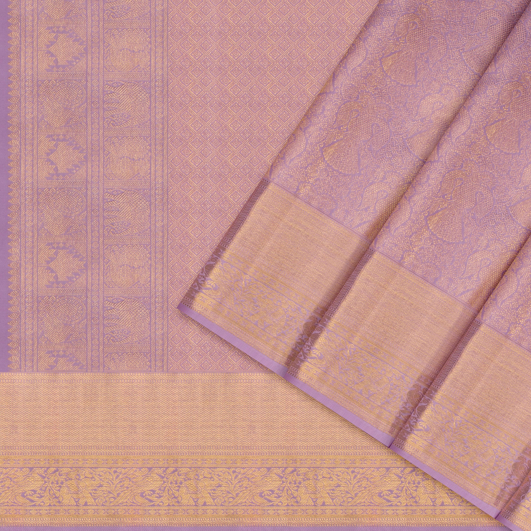 Kanakavalli Kanjivaram Silk Sari 25-110-HS001-09727 - Cover View