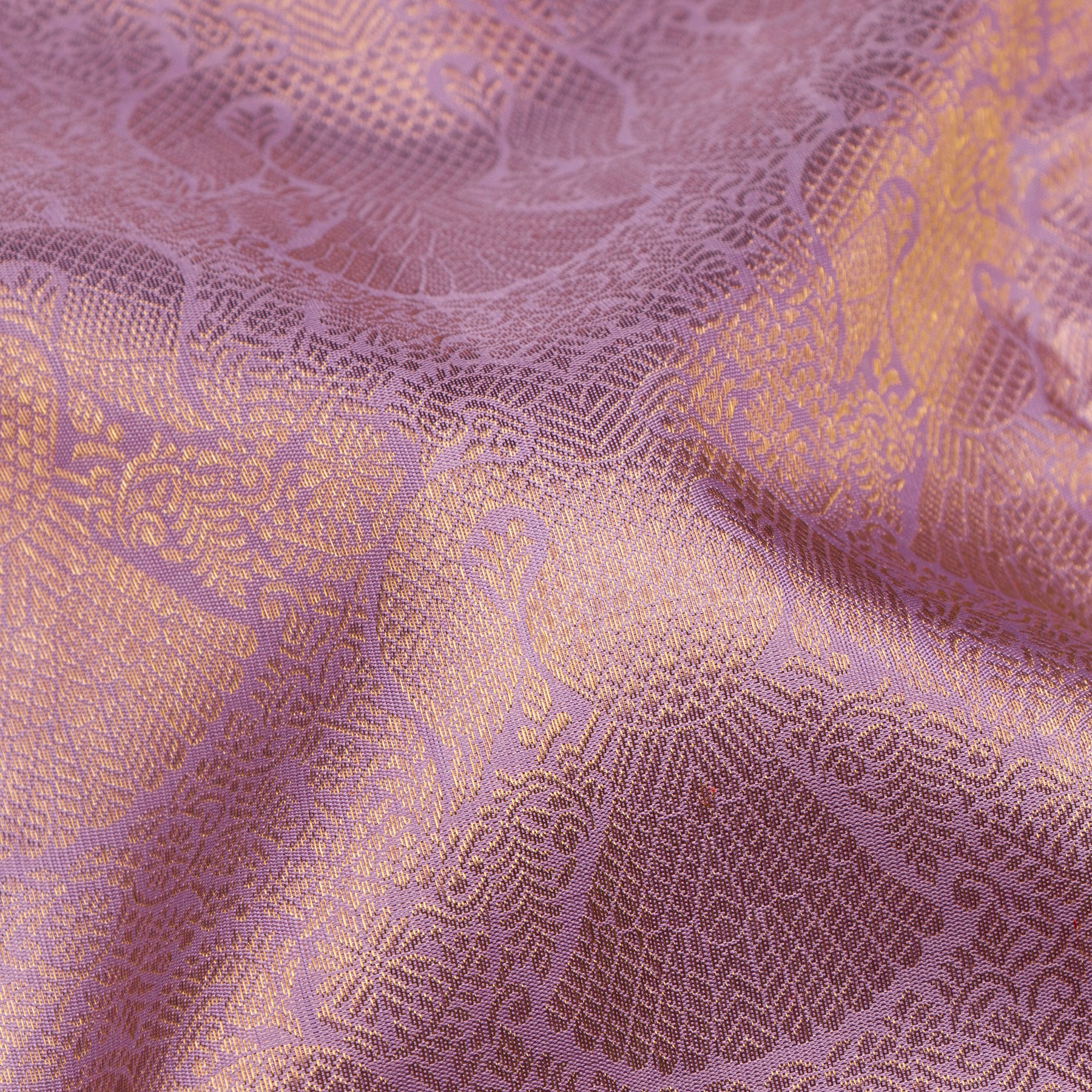 Kanakavalli Kanjivaram Silk Sari 25-110-HS001-09727 - Fabric View