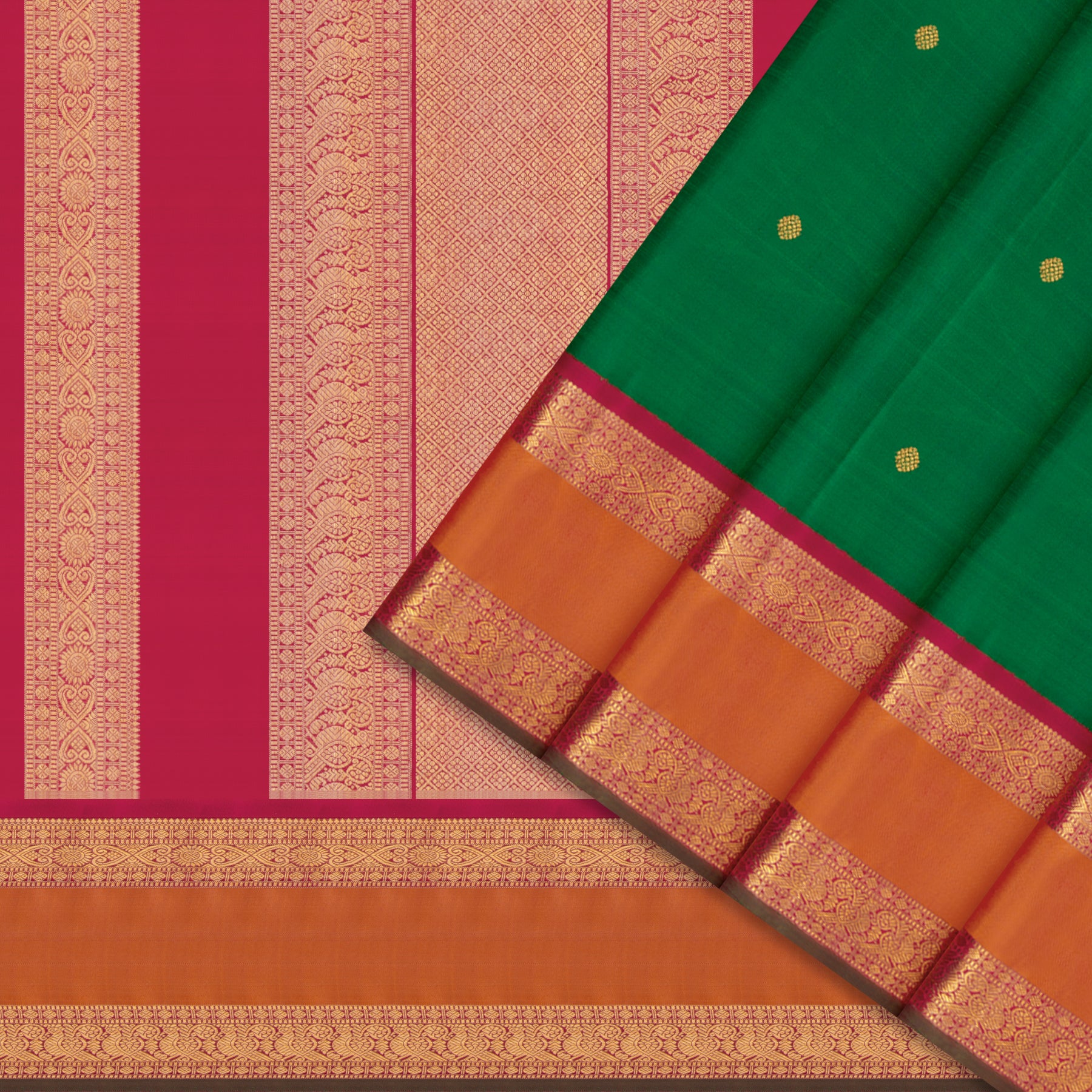 Kanakavalli Kanjivaram Silk Sari 25-110-HS001-10426 - Cover View