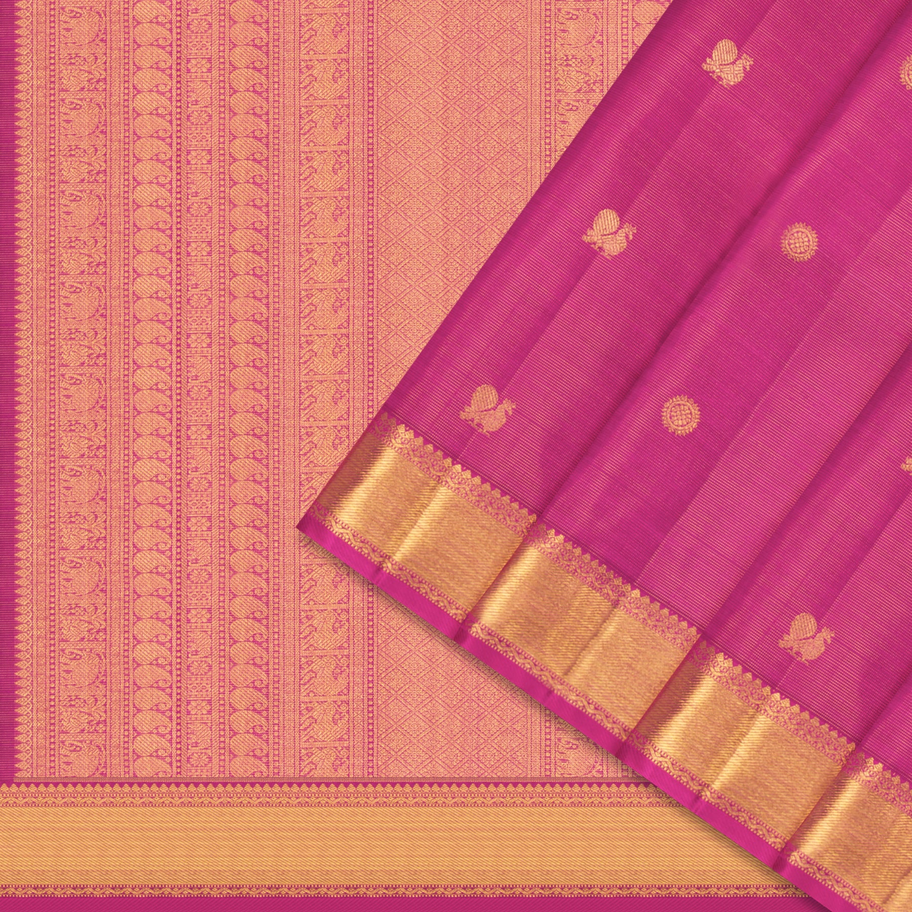 Kanakavalli Kanjivaram Silk Sari 25-110-HS001-10427 - Cover View