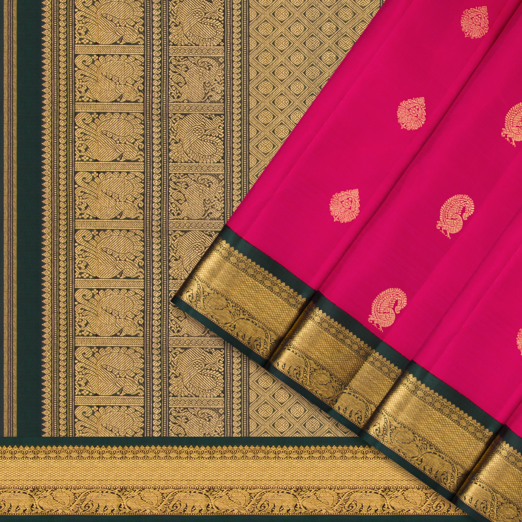 Kanakavalli Kanjivaram Silk Sari 25-110-HS001-10430 - Cover View