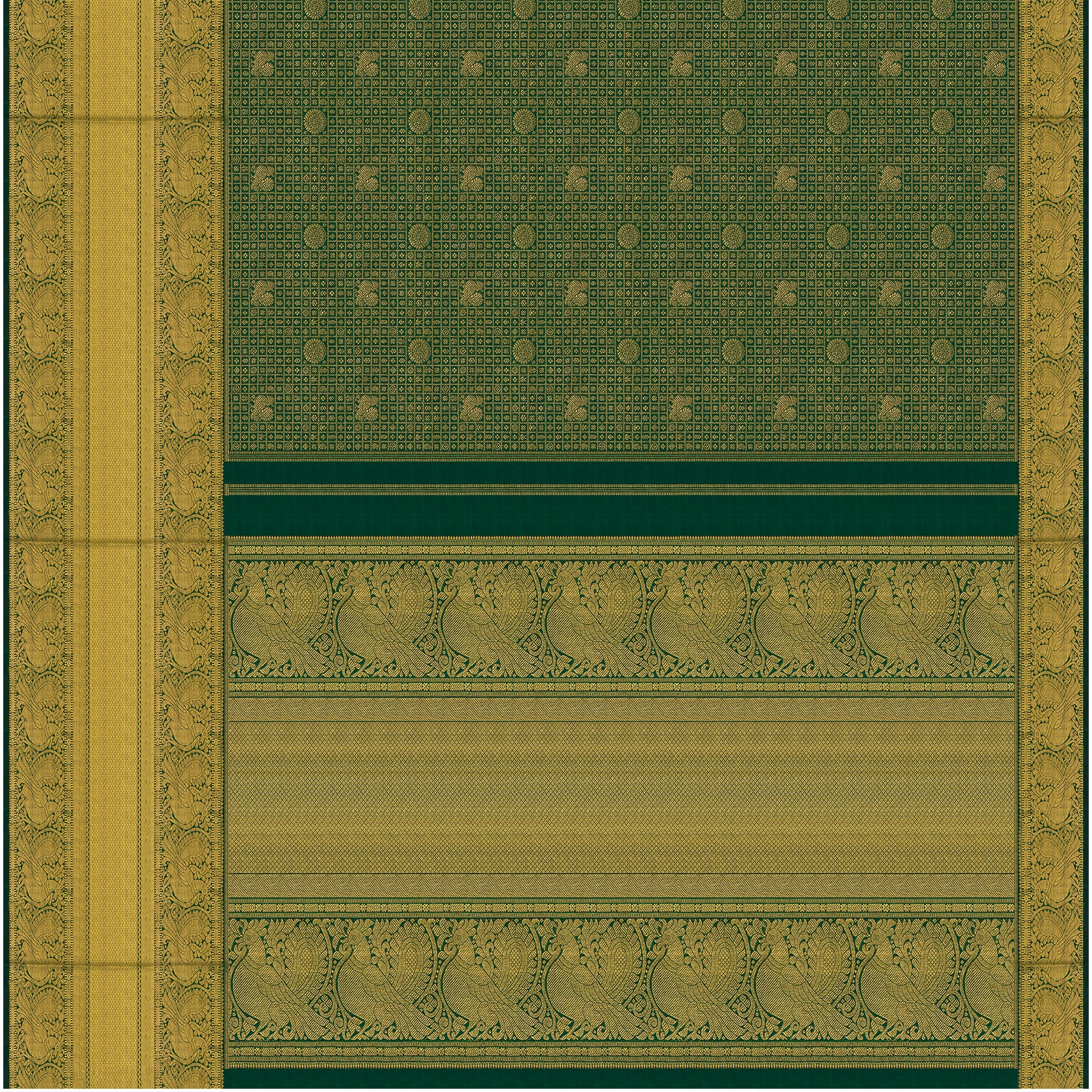 Kanakavalli Kanjivaram Silk Sari 25-110-HS001-10879 - Full View