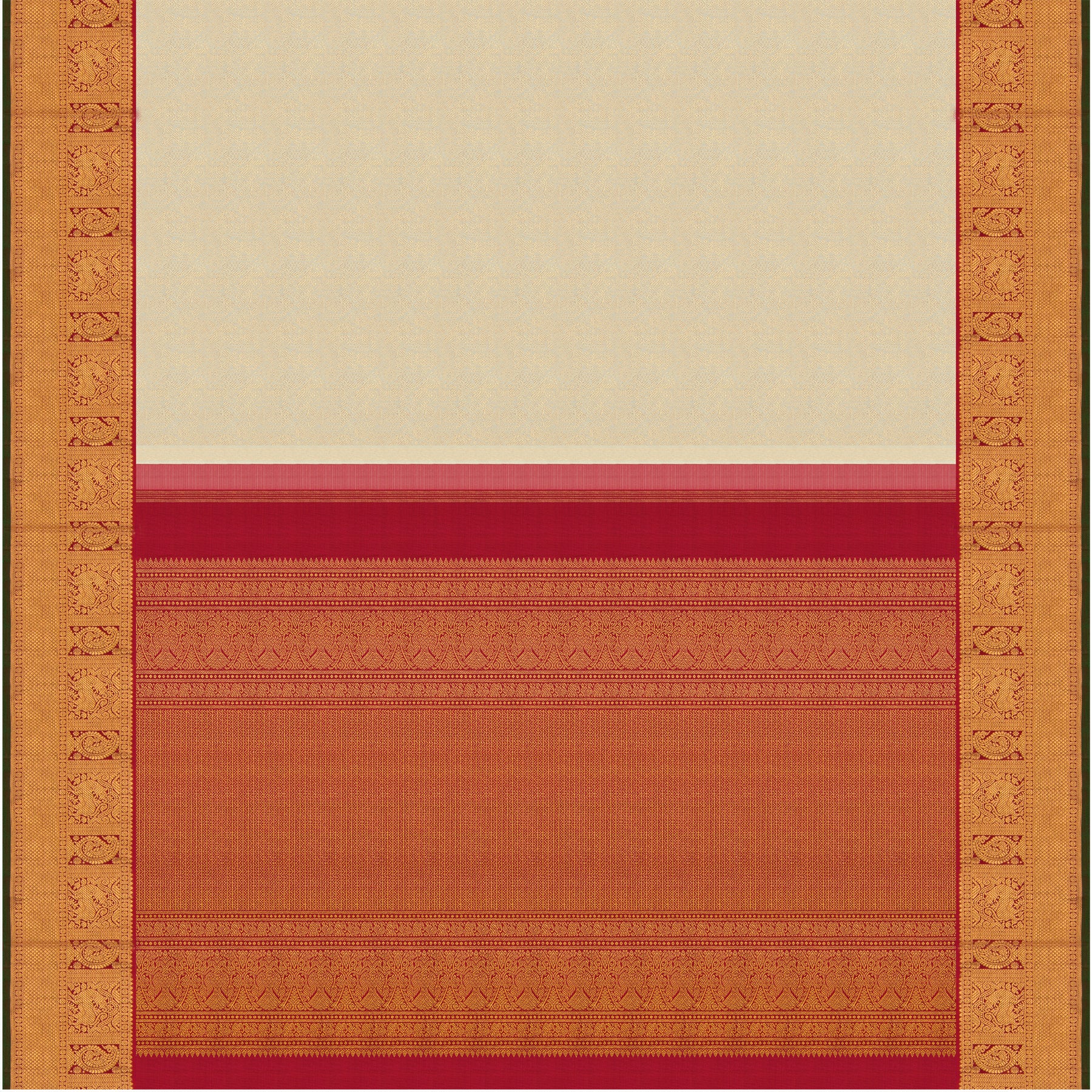 Kanakavalli Kanjivaram Silk Sari 25-110-HS001-10890 - Full View