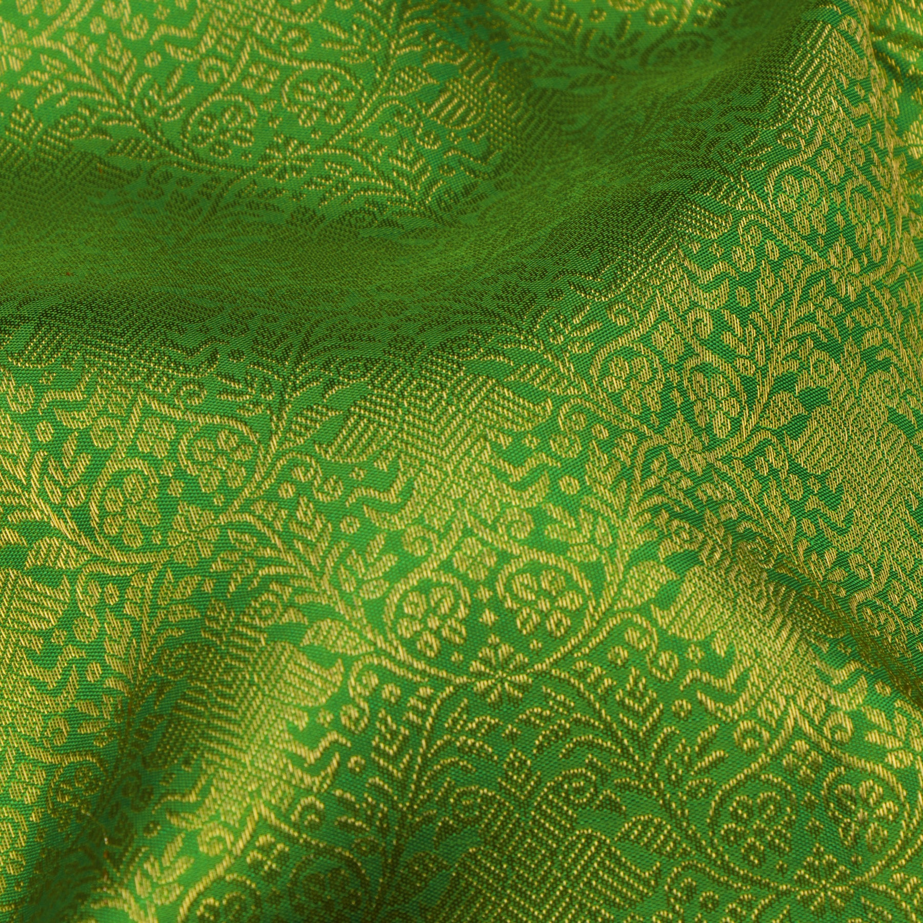 Kanakavalli Kanjivaram Silk Sari 25-110-HS001-10891 - Fabric View