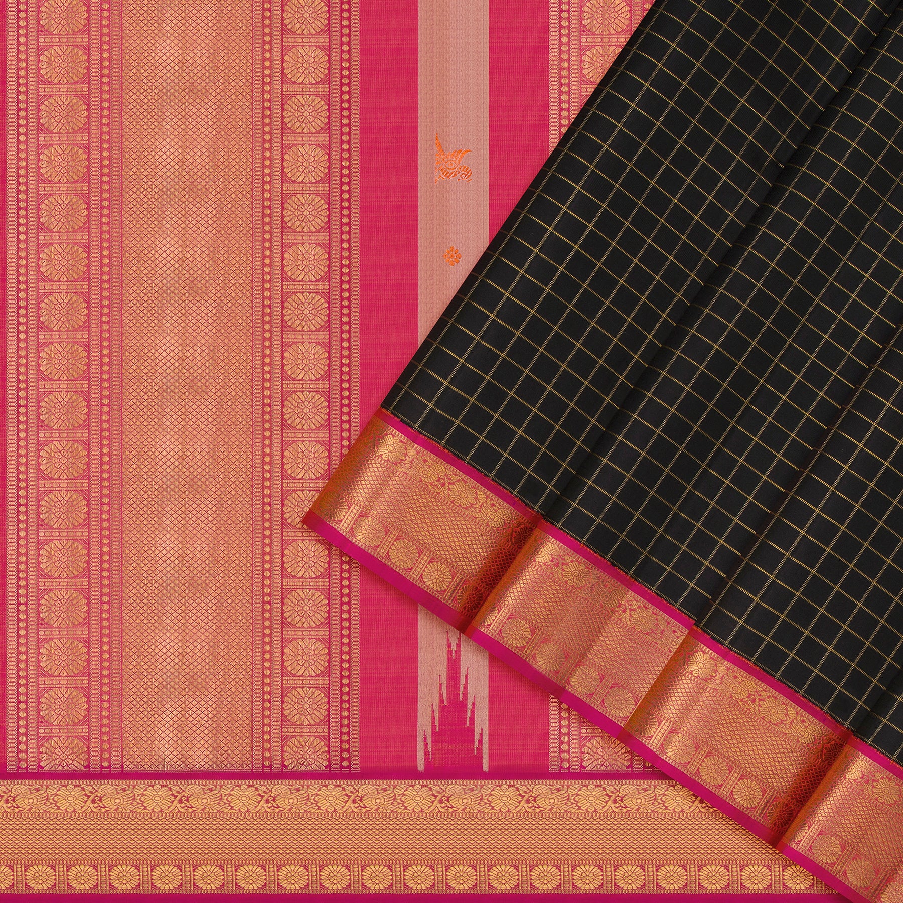 Kanakavalli Kanjivaram Silk Sari 25-110-HS001-10916 - Cover View