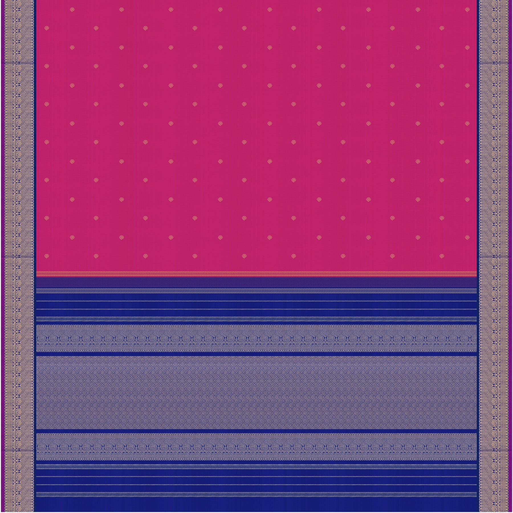 Kanakavalli Kanjivaram Silk Sari 25-110-HS001-10927 - Full View