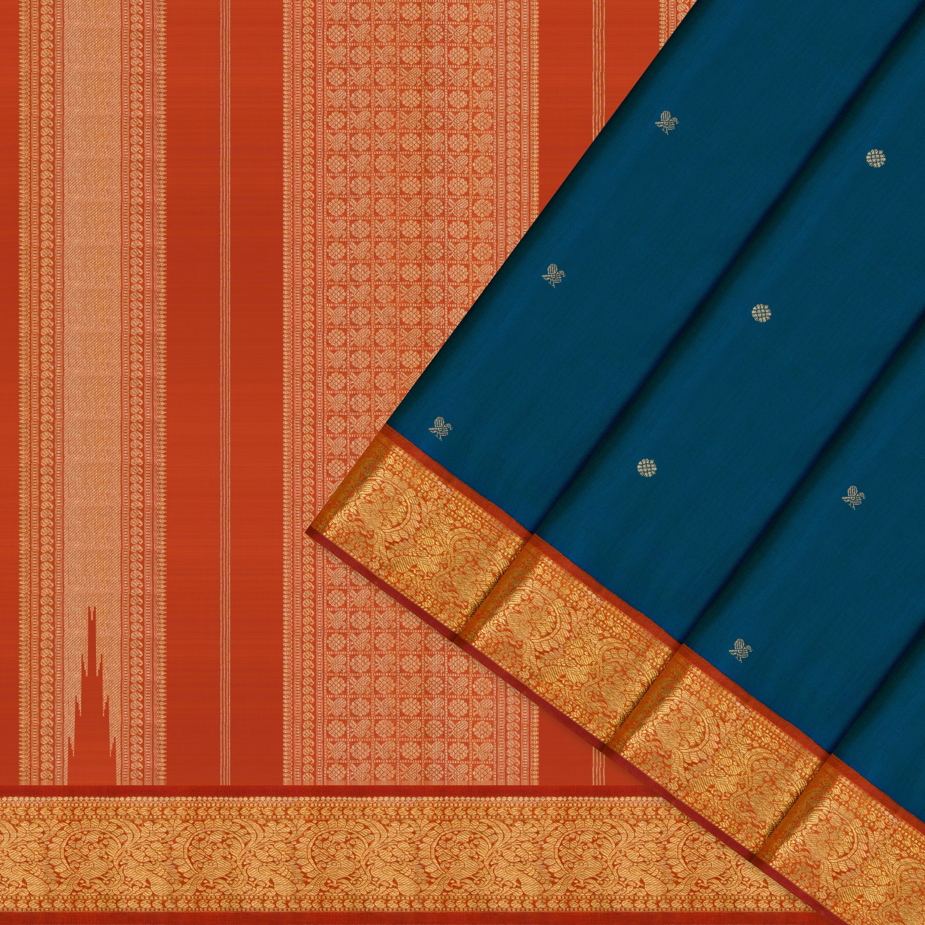 Kanakavalli Kanjivaram Silk Sari 25-110-HS001-10931 - Cover View