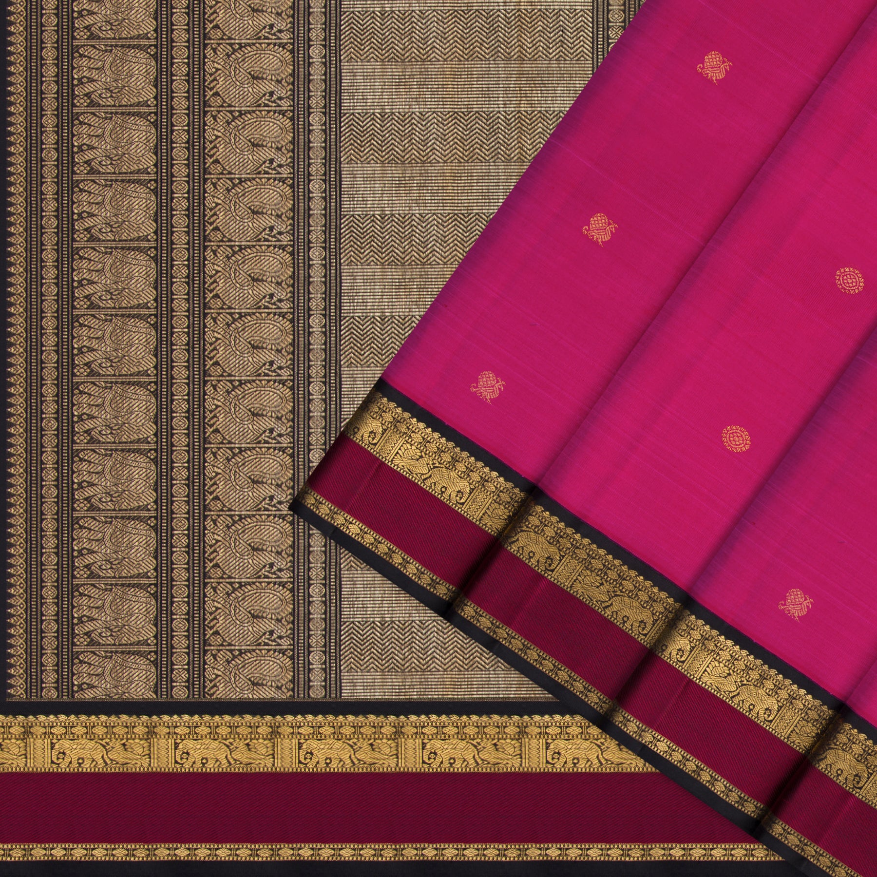 Kanakavalli Kanjivaram Silk Sari 25-110-HS001-10934 - Cover View