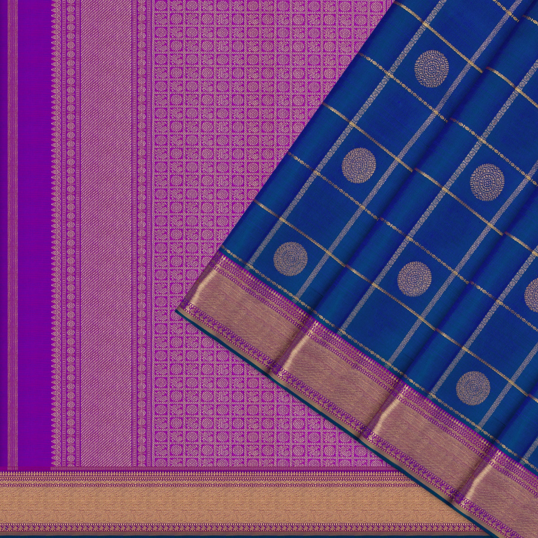 Kanakavalli Kanjivaram Silk Sari 25-110-HS001-10945 - Cover View