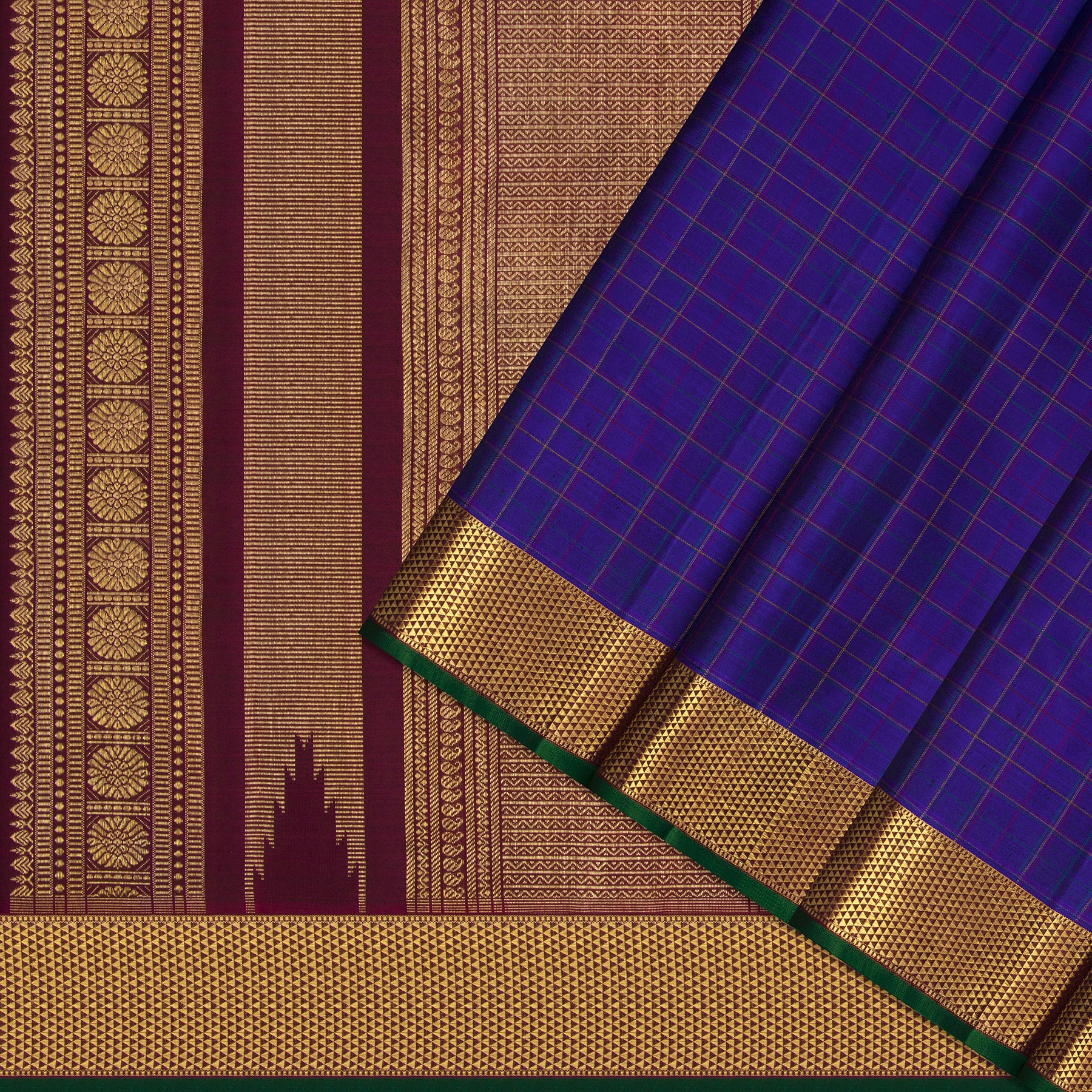 Kanakavalli Kanjivaram Silk Sari 25-110-HS001-10955 - Cover View