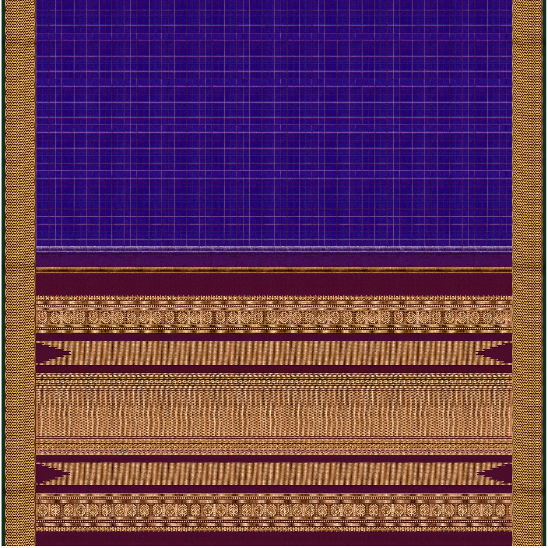 Kanakavalli Kanjivaram Silk Sari 25-110-HS001-10955 - Full View