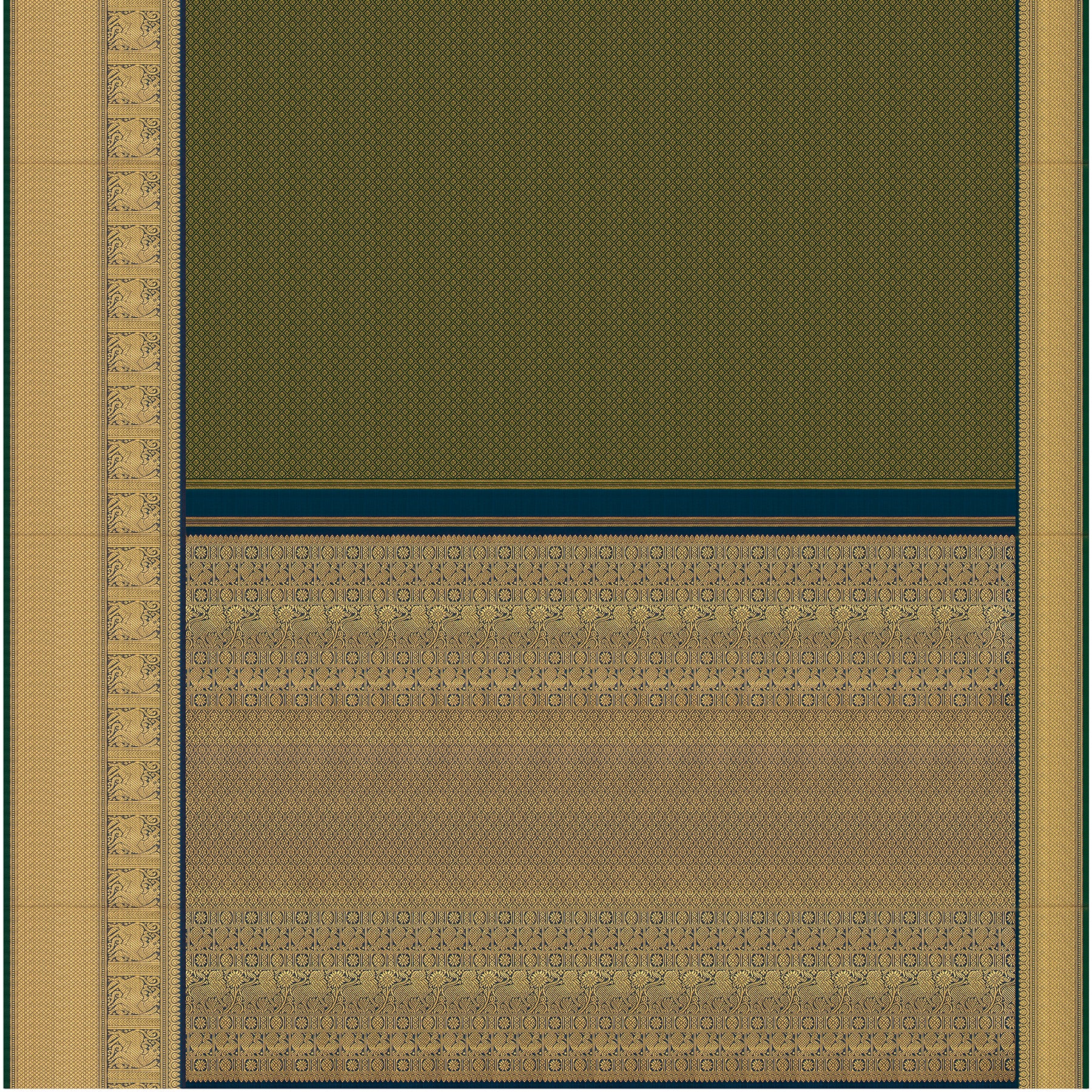 Kanakavalli Kanjivaram Silk Sari 25-110-HS001-10970 - Full View