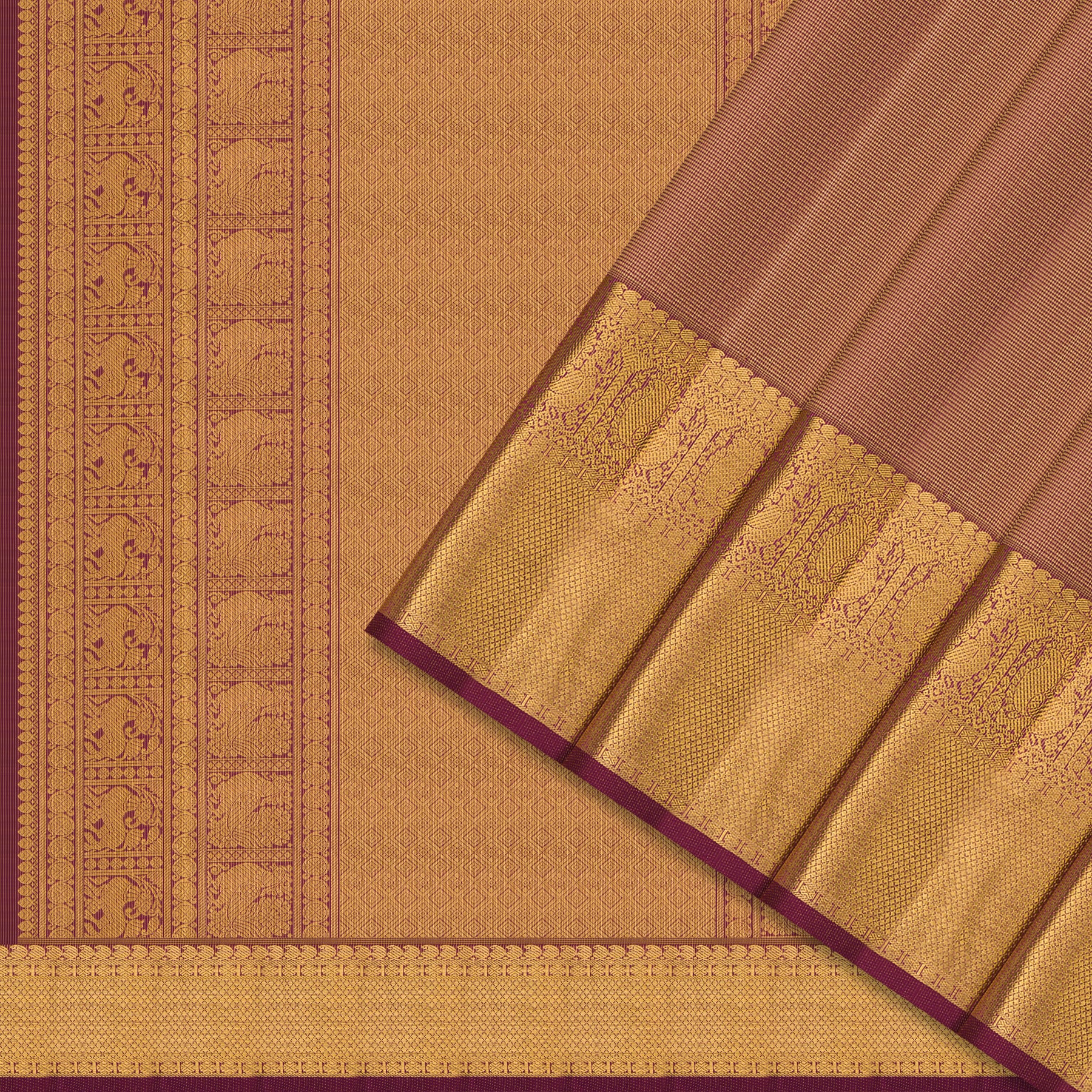 Kanakavalli Kanjivaram Silk Sari 25-110-HS001-10973 - Cover View