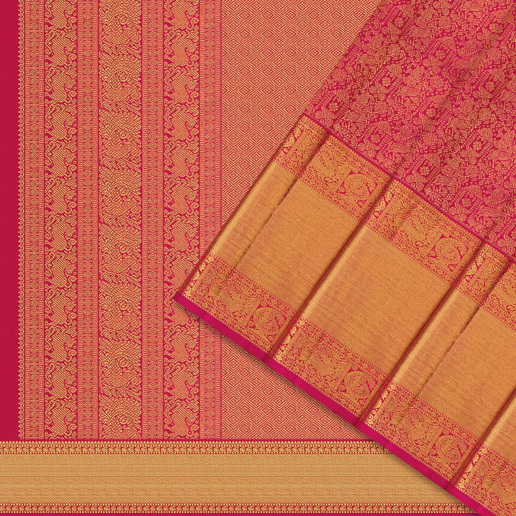 Kanakavalli Kanjivaram Silk Sari 25-110-HS001-10976 - Cover View