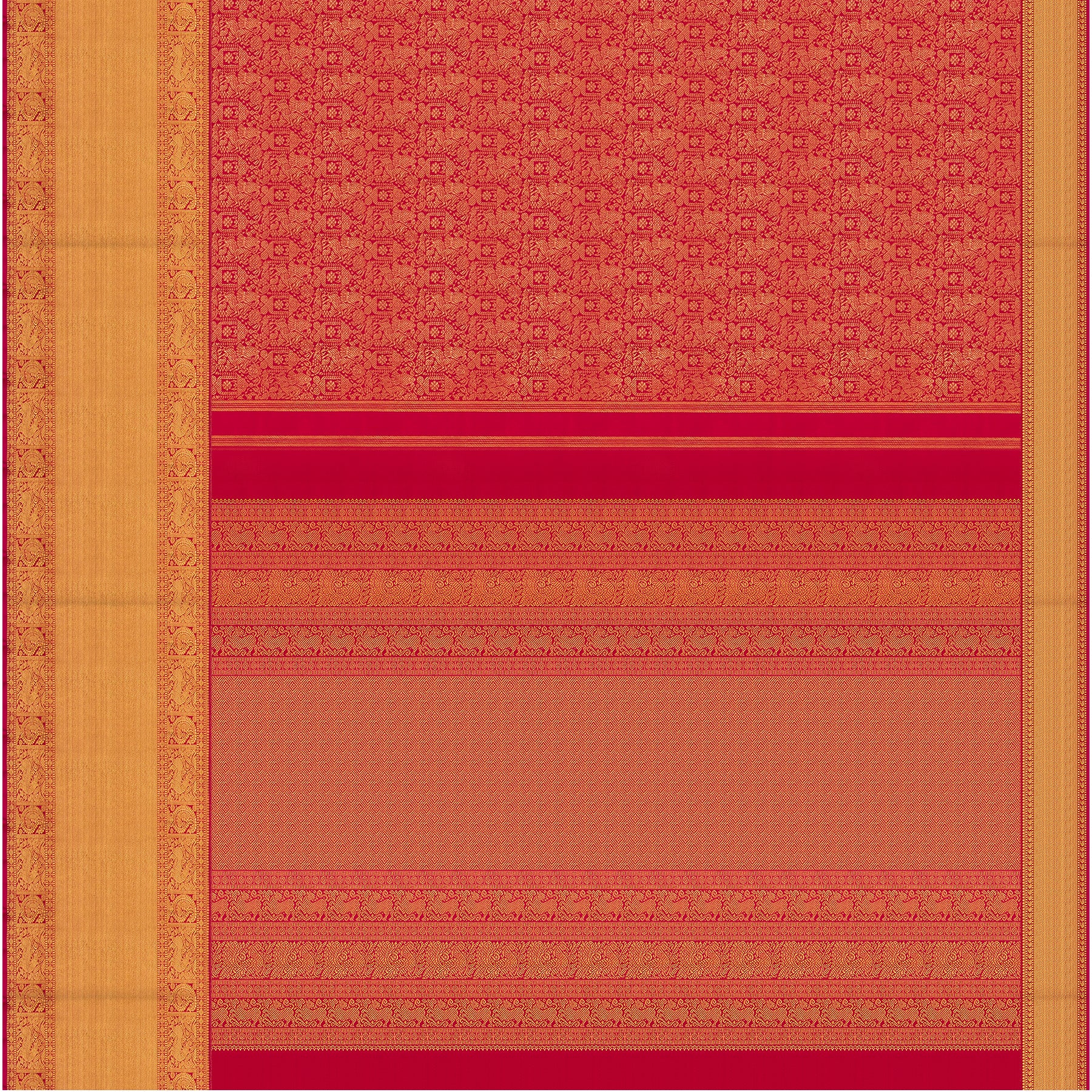 Kanakavalli Kanjivaram Silk Sari 25-110-HS001-10976 - Full View