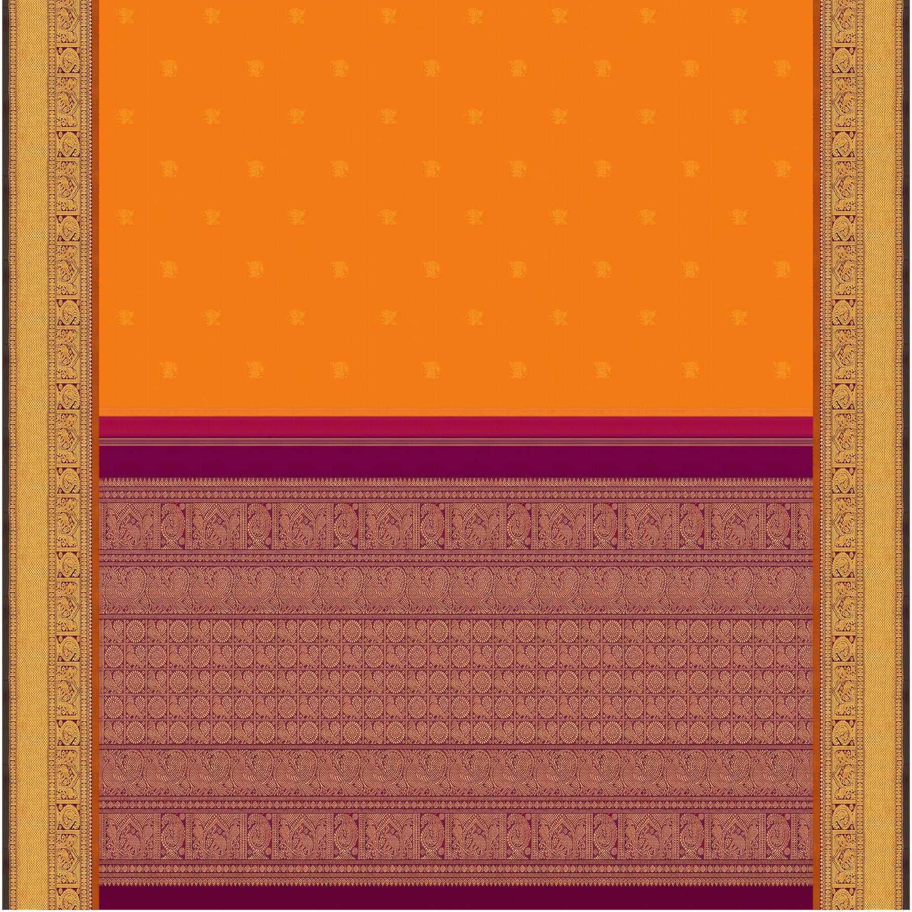Kanakavalli Kanjivaram Silk Sari 25-110-HS001-03945 - Full View