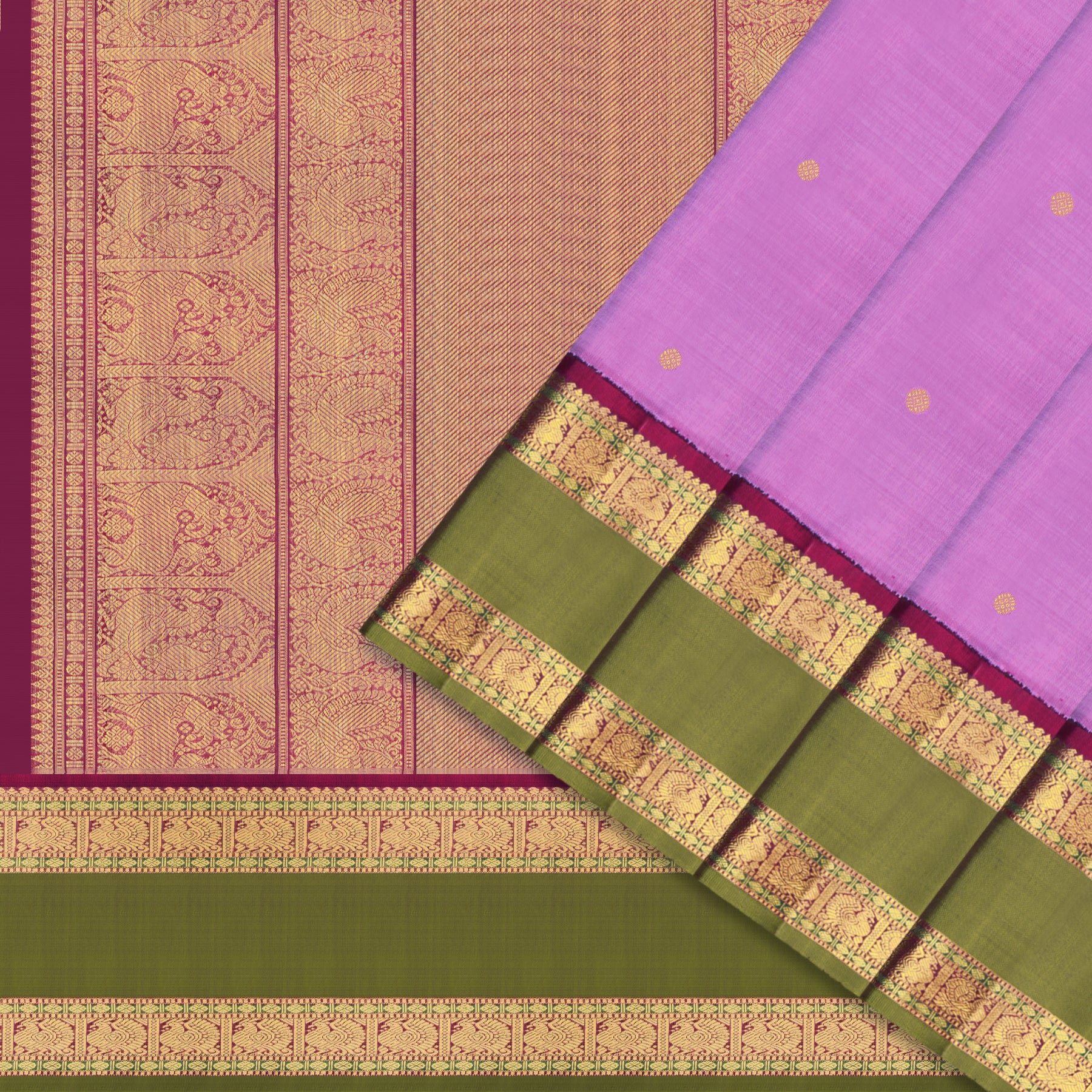Kanakavalli Kanjivaram Silk Sari 25-110-HS001-08144 - Cover View