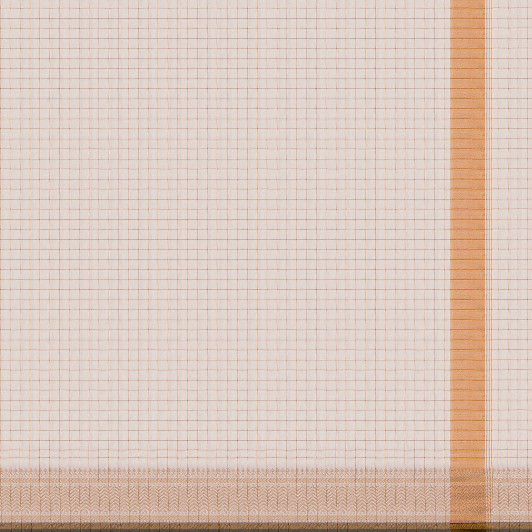 Kanakavalli Mangalgiri Silk Angavastram CO-ORD 25-261-AF002-07840 - Full View