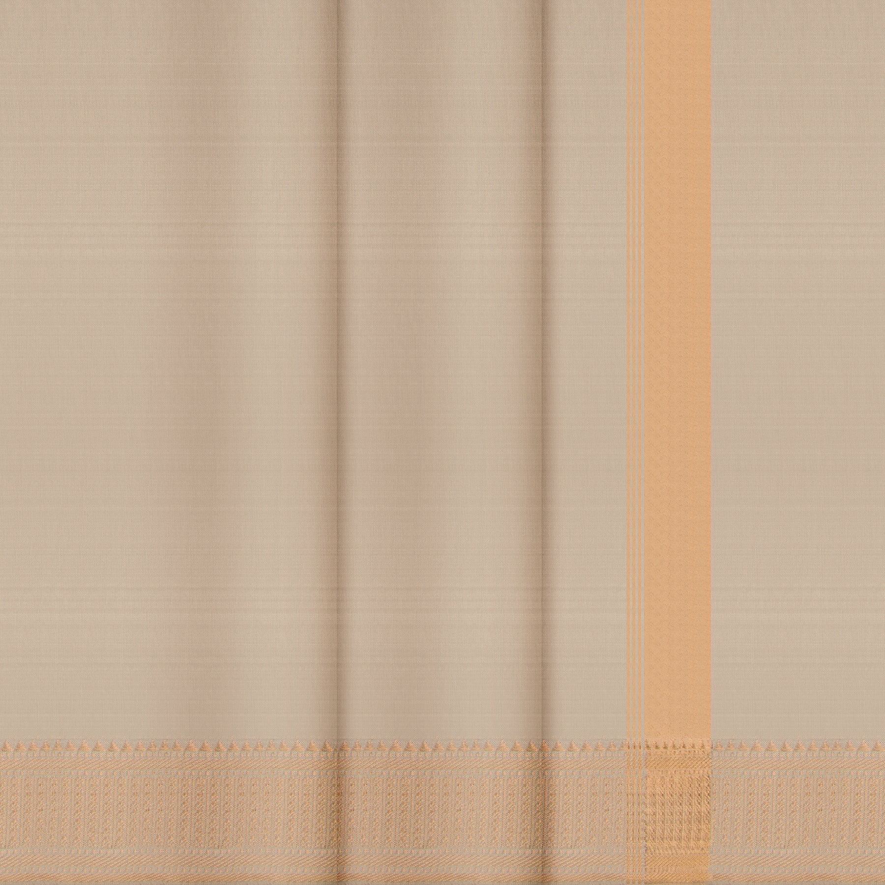 Kanakavalli Silk Angavastram CO-ORD 25-261-AF002-08744 - Double Pleated View