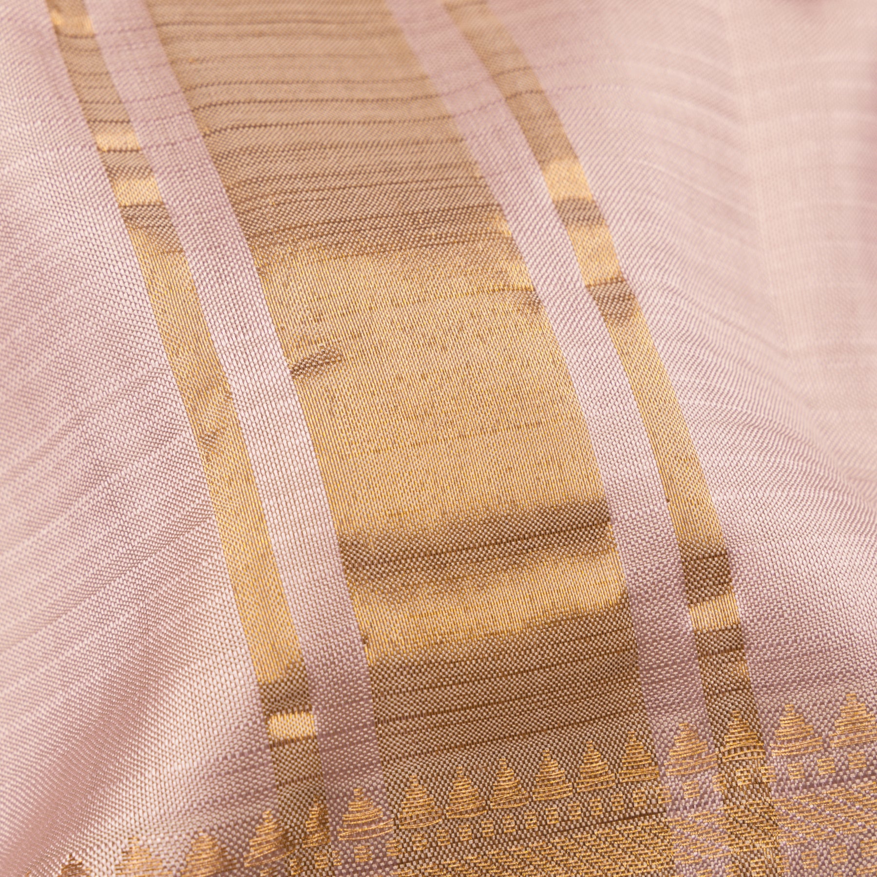 Kanakavalli Mangalgiri Silk Angavastram CO-ORD 25-261-AF002-08746 - Fabric View