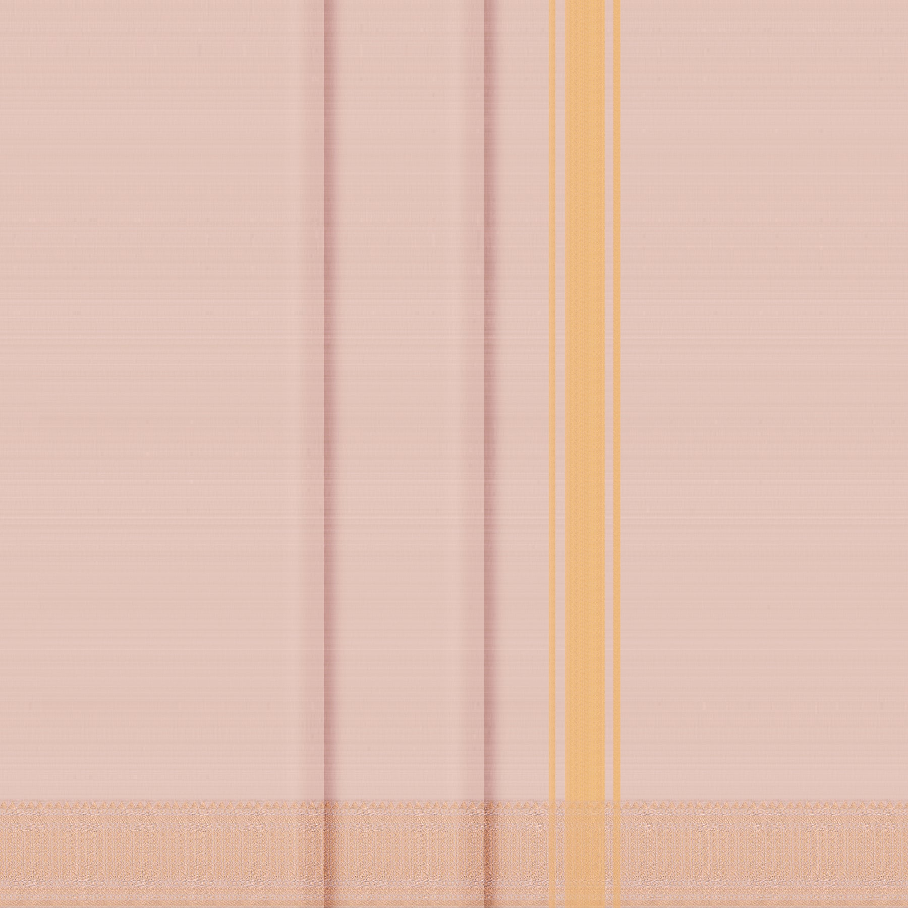 Kanakavalli Mangalgiri Silk Angavastram CO-ORD 25-261-AF002-08746 - Double Pleated View