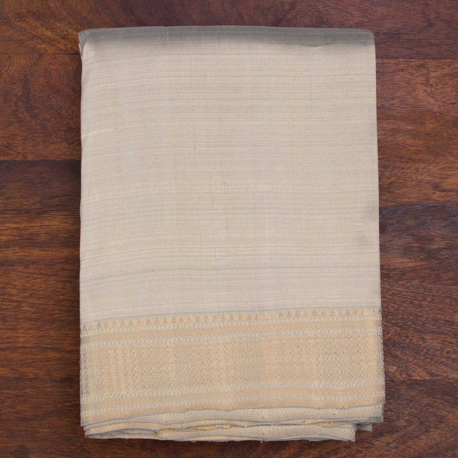 Kanakavalli Mangalgiri Silk Angavastram CO-ORD 25-261-AF002-08750 - Folded View