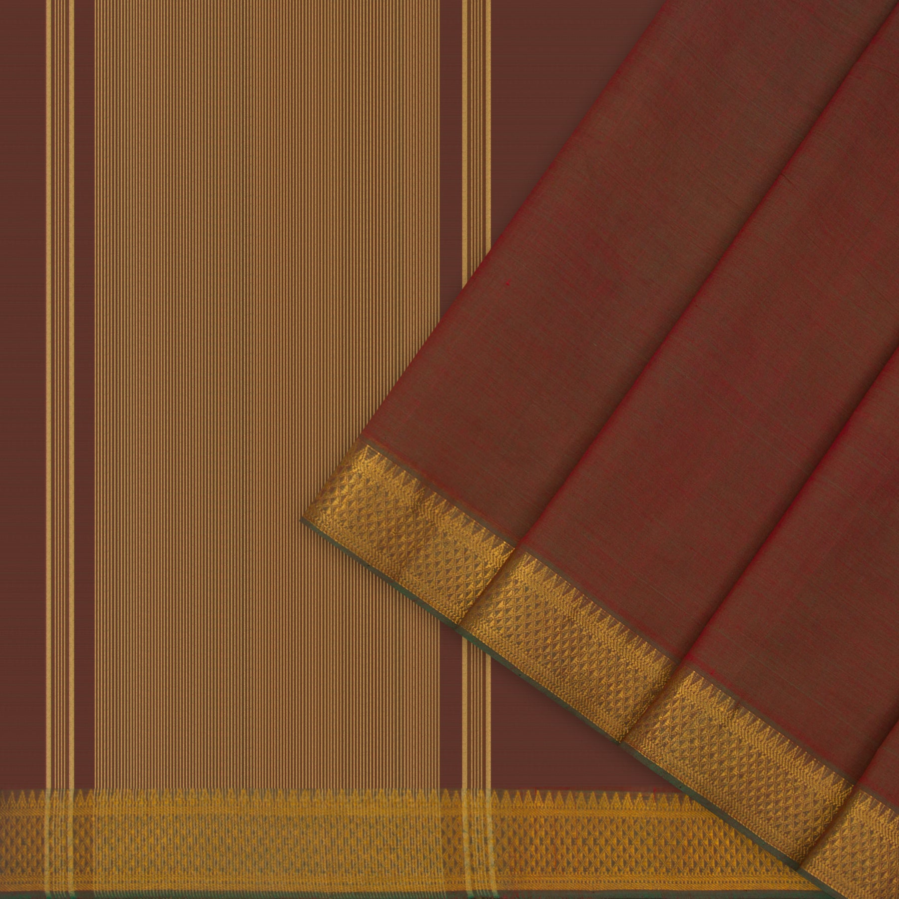 Kanakavalli Mangalgiri Cotton Sari 25-261-HS003-01621 - Cover View