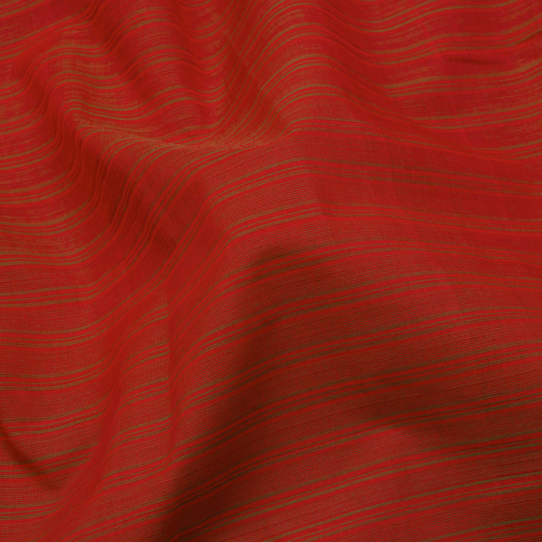 Kanakavalli Mangalgiri Cotton Sari 25-261-HS003-01673 - Fabric View