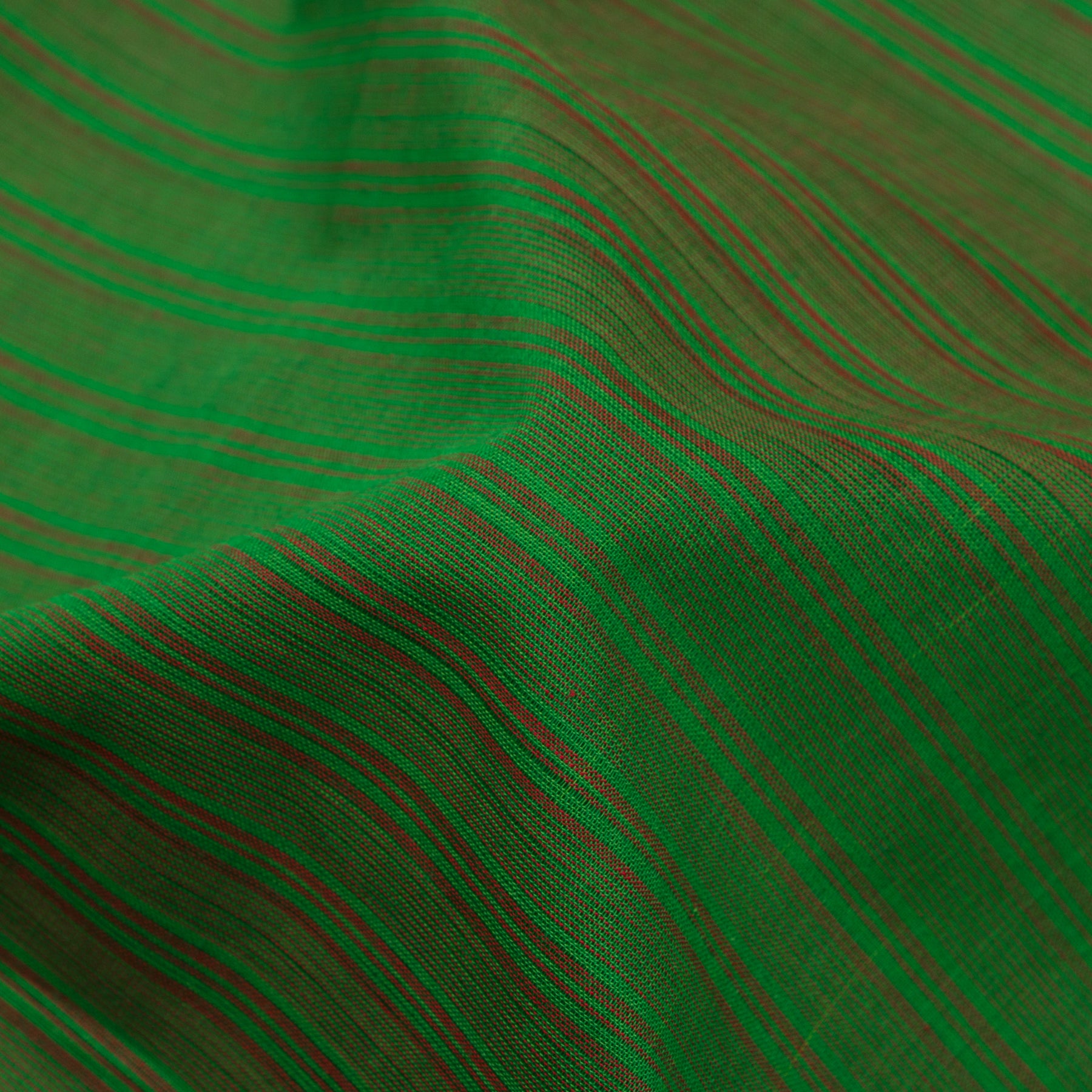Kanakavalli Mangalgiri Cotton Sari 25-261-HS003-01676 - Fabric View